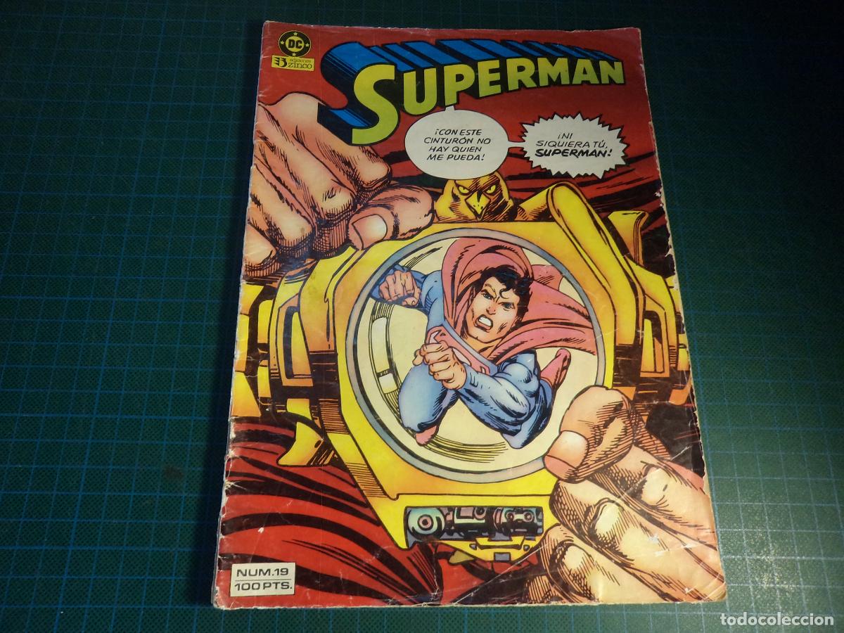 C&oacute;mics: Superman Vol 1. N&ordm; 19. Zinco. Con se&ntilde;ales de uso. (ref. 13-B)
