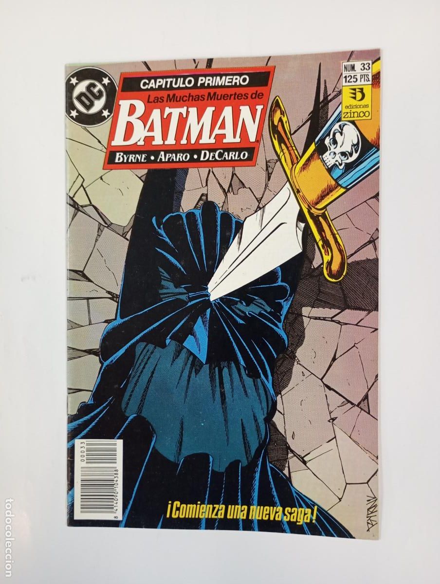 C&oacute;mics: LAS MUCHAS MUERTES DE BATMAN N&ordm; 33. CAP&Iacute;TULO PRIMERO. EDICIONES ZINCO. TDKC37