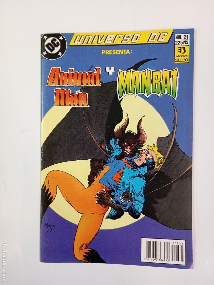 C&oacute;mics: UNIVERSO DE ANIMAL MAN Y MANBAT N&ordm; 21. EDICIONES ZINCO. TDKC37