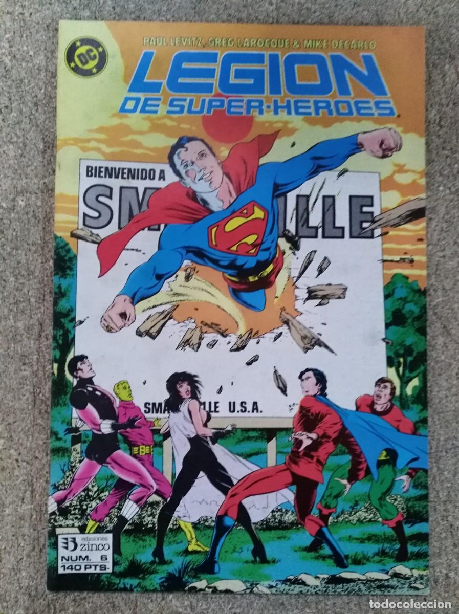 C&oacute;mics: Legion de Superheroes 6.DC Comics.Zinco