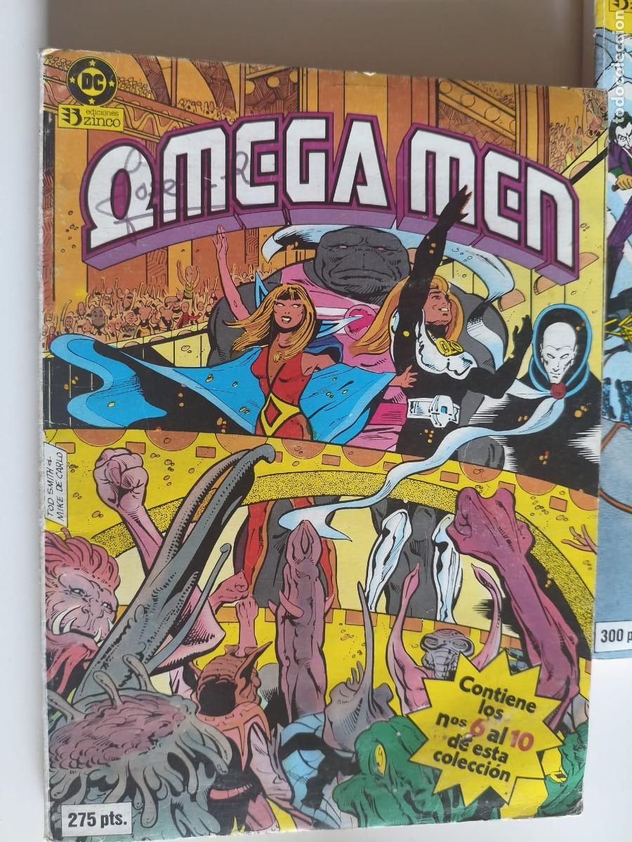 C&oacute;mics: Omega Men retapado 2 n&uacute;meros 6 7 8 9 y 10 - Zinco Ver Indicaciones
