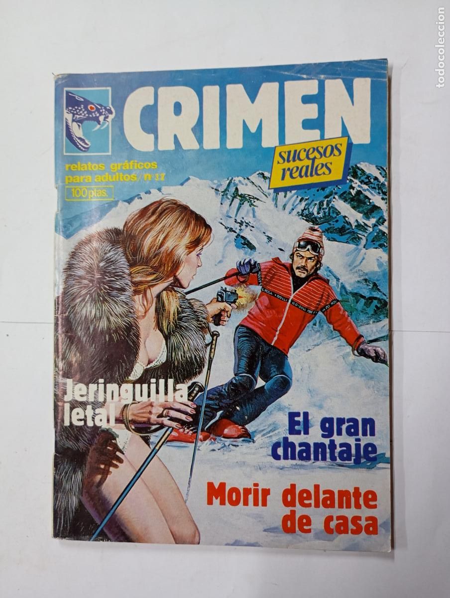 C&oacute;mics: CRIMEN N&ordm; 32. RELATOS GR&Aacute;FICOS PARA ADULTOS. EDICIONES ZINCO. TDKC65