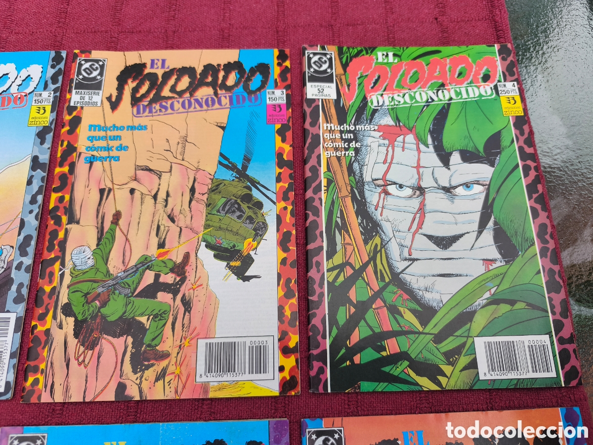 C&oacute;mics: El SOLDADO DESCONOCIDO COMPLETA SERIE DE 10 COMICS DC EDICIONES ZINCO - Foto 3