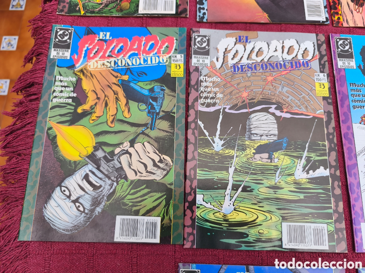C&oacute;mics: El SOLDADO DESCONOCIDO COMPLETA SERIE DE 10 COMICS DC EDICIONES ZINCO - Foto 4