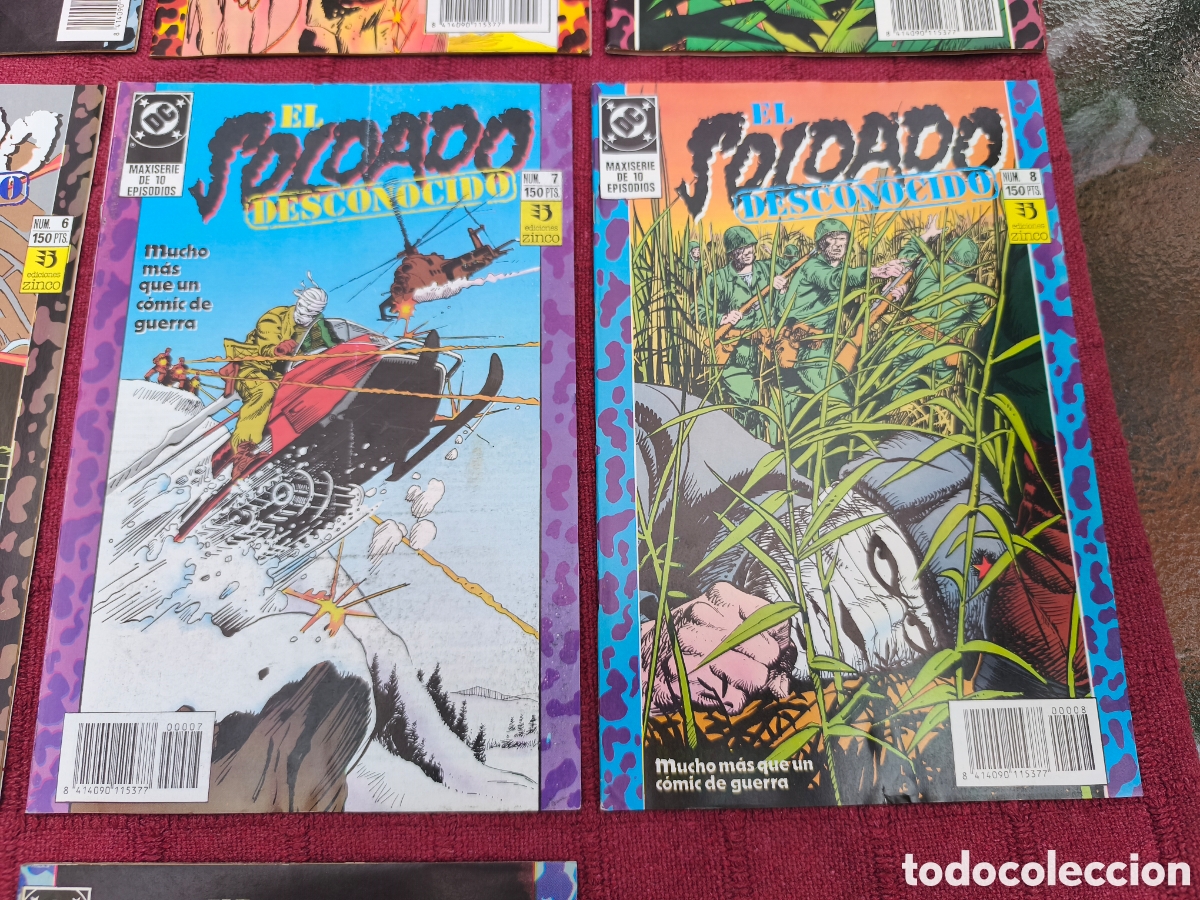 C&oacute;mics: El SOLDADO DESCONOCIDO COMPLETA SERIE DE 10 COMICS DC EDICIONES ZINCO - Foto 5