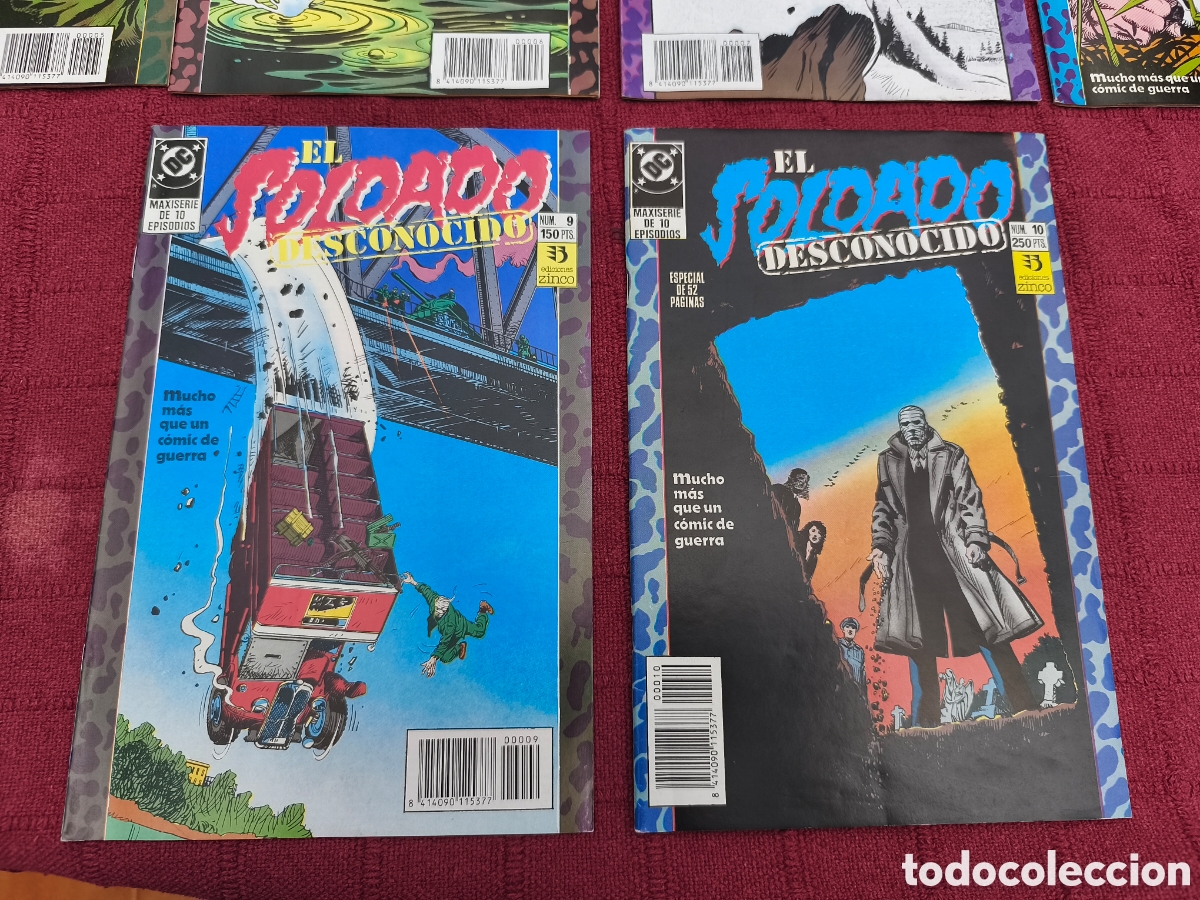 C&oacute;mics: El SOLDADO DESCONOCIDO COMPLETA SERIE DE 10 COMICS DC EDICIONES ZINCO - Foto 6