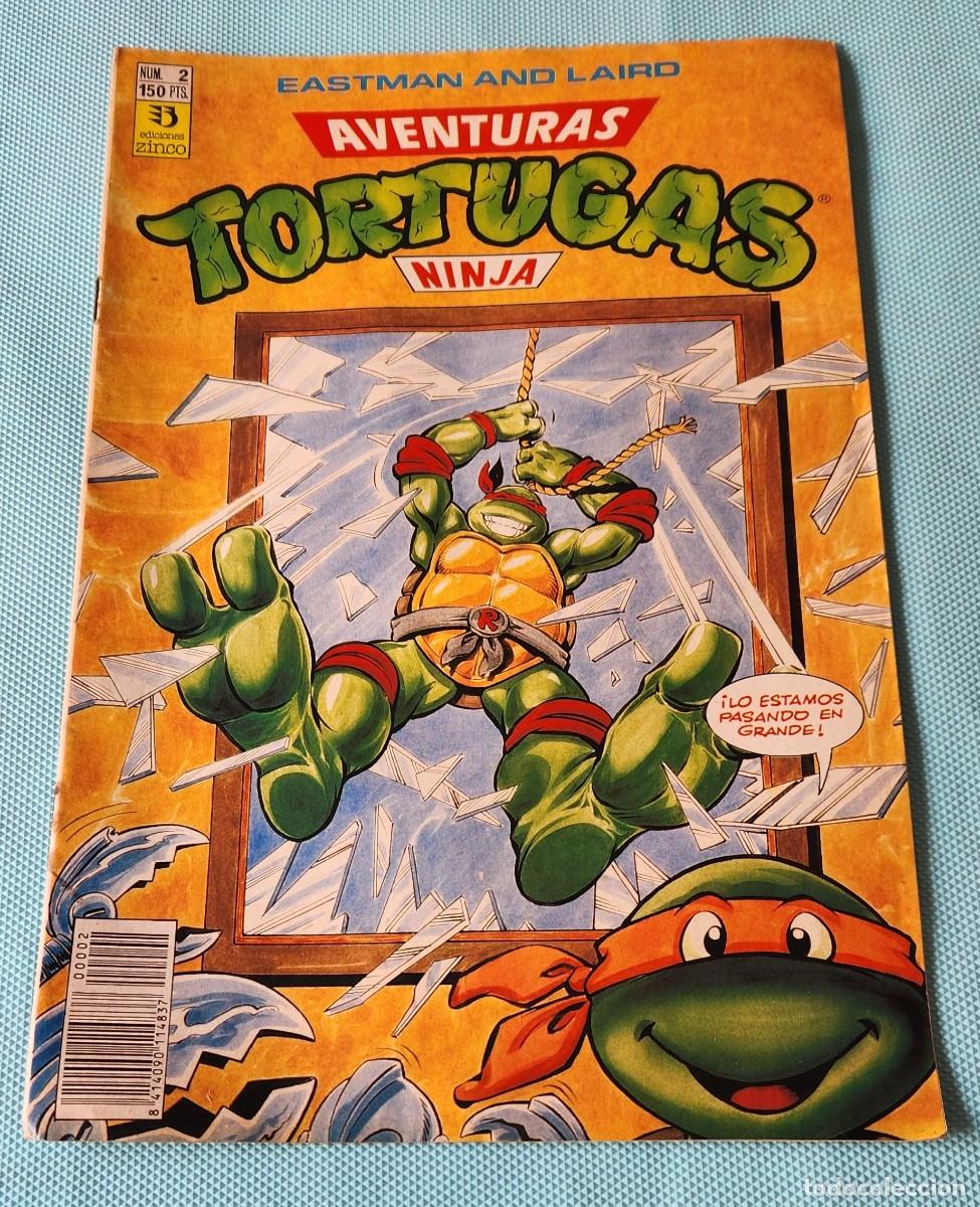 C&oacute;mics: Aventuras TORTUGAS NINJA N&deg;2 - TNMT comic tebeo 1990 - Eastman and Laird EDICIONES ZINCO