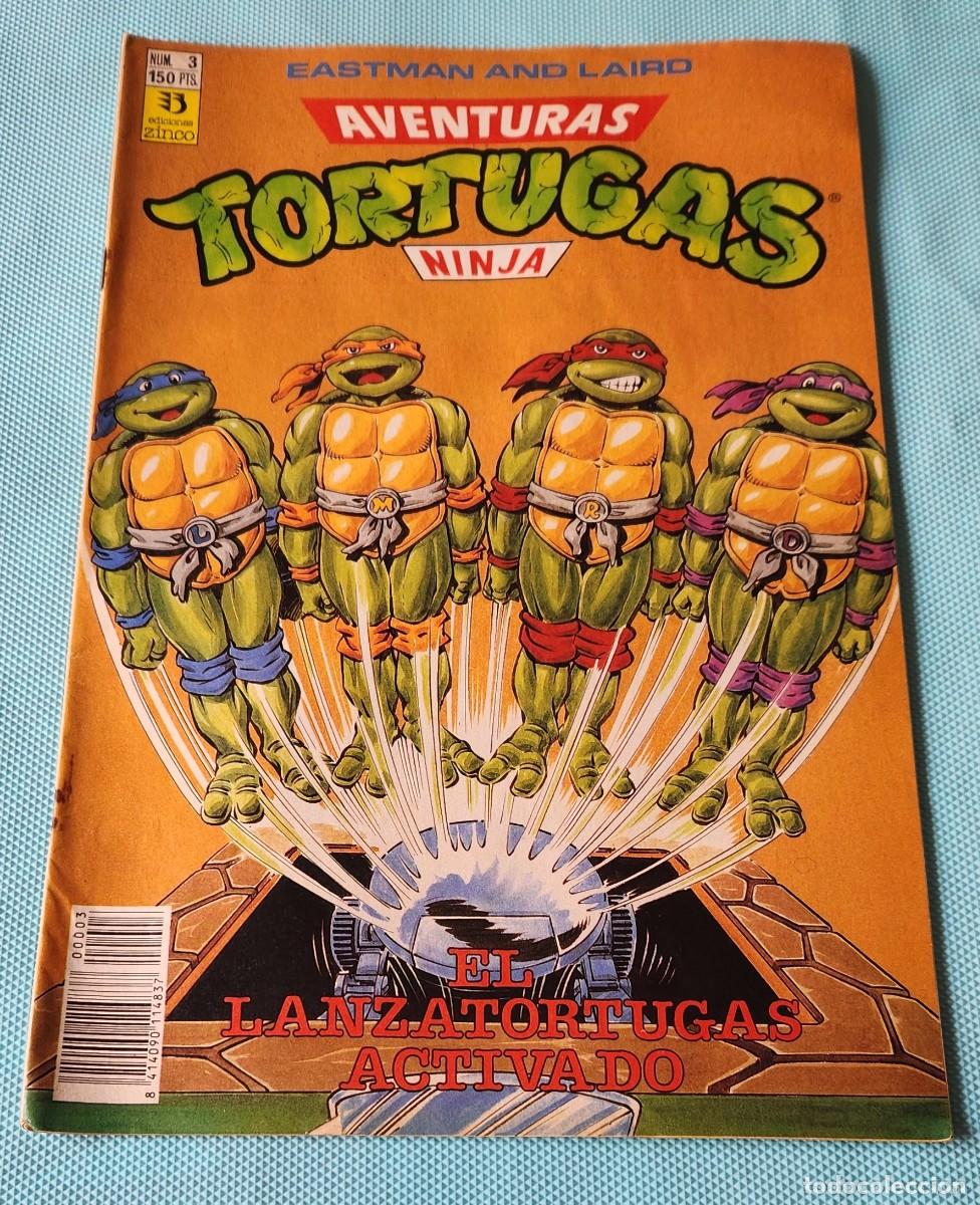C&oacute;mics: Aventuras TORTUGAS NINJA N&deg;3 - TNMT comic tebeo 1990 - Eastman and Laird EDICIONES ZINCO