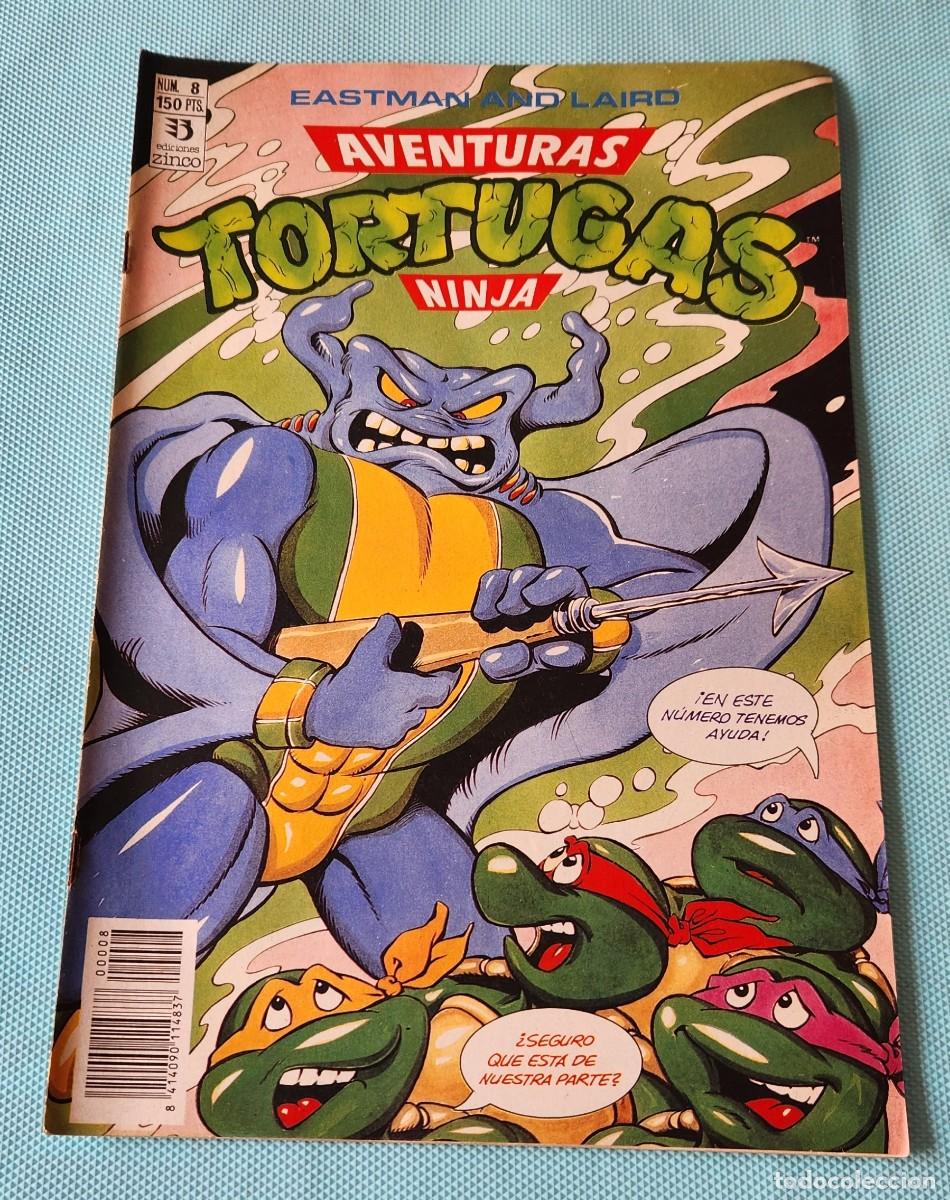 C&oacute;mics: Aventuras TORTUGAS NINJA N&deg;8 - TNMT comic tebeo 1990 - EDICIONES ZINCO