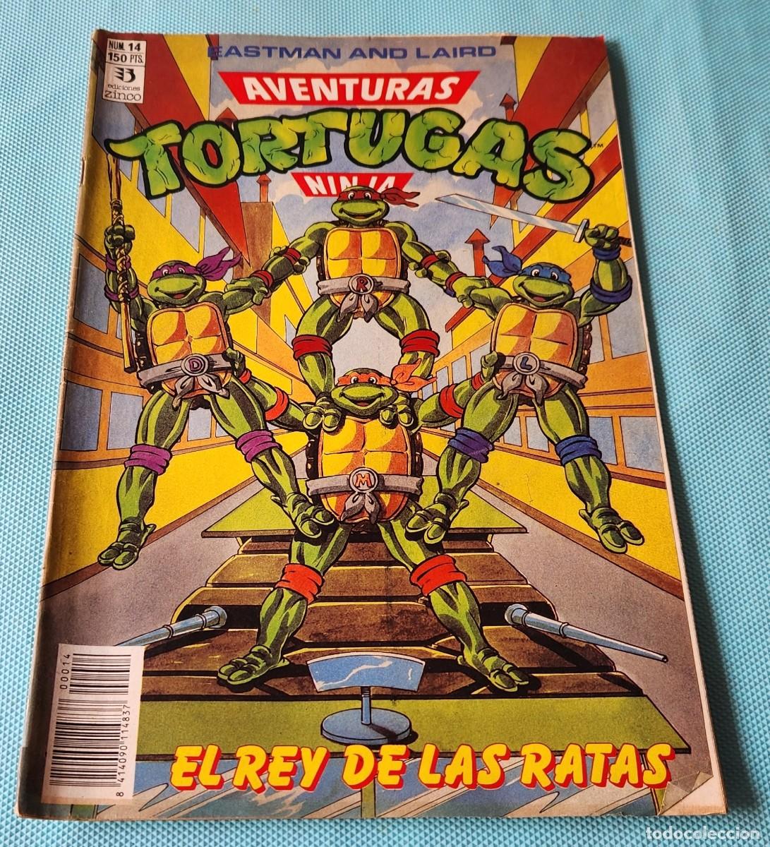 C&oacute;mics: Aventuras TORTUGAS NINJA N&deg;14 - TNMT comic tebeo 1990 - EDICIONES ZINCO - Eastman and Laird