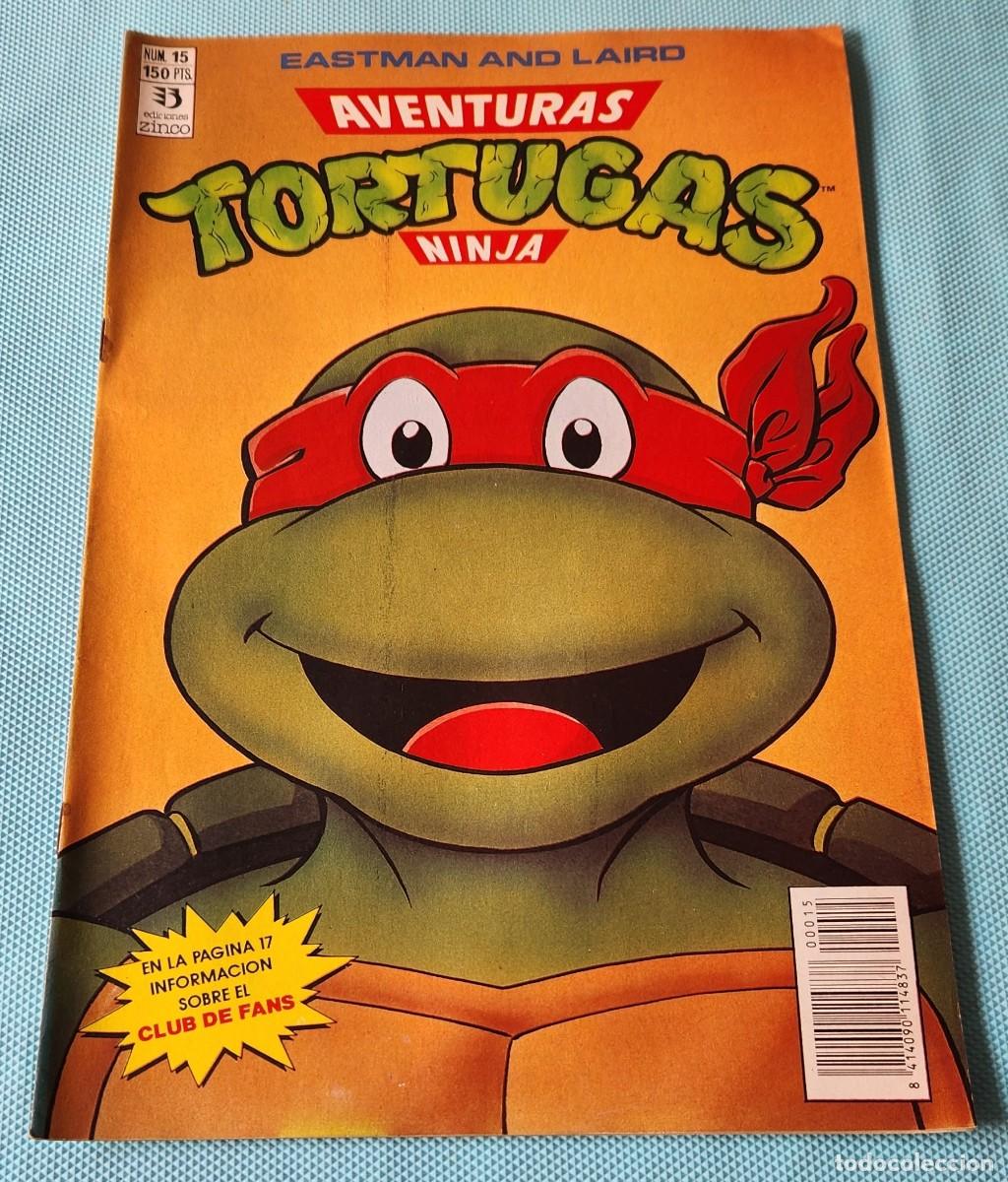 C&oacute;mics: Aventuras TORTUGAS NINJA N&deg;15 - TNMT comic tebeo 1990 - EDICIONES ZINCO - Eastman and Laird
