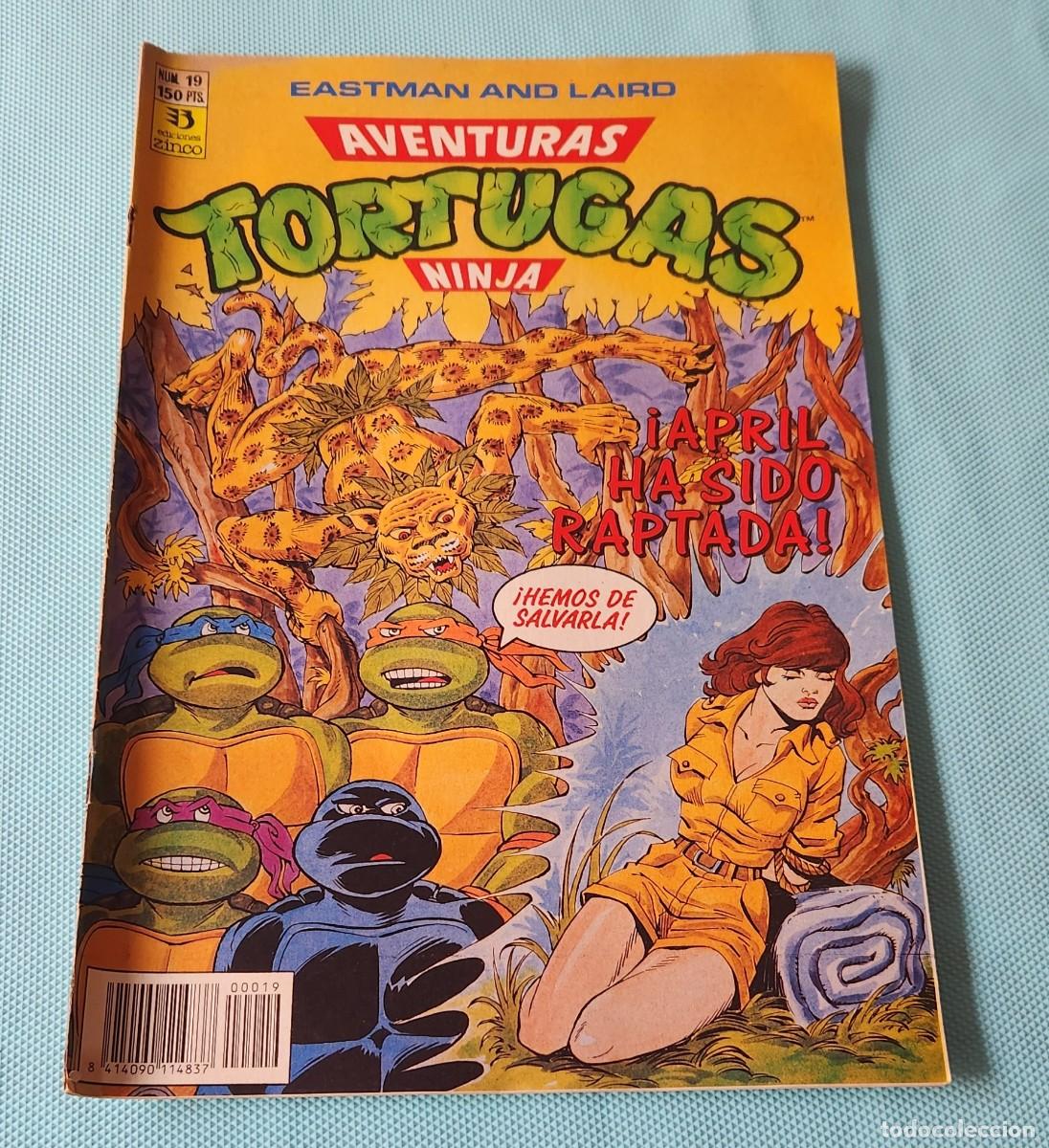 C&oacute;mics: Aventuras TORTUGAS NINJA N&deg;19 - TNMT comic tebeo 1990 - EDICIONES ZINCO - Eastman and Laird