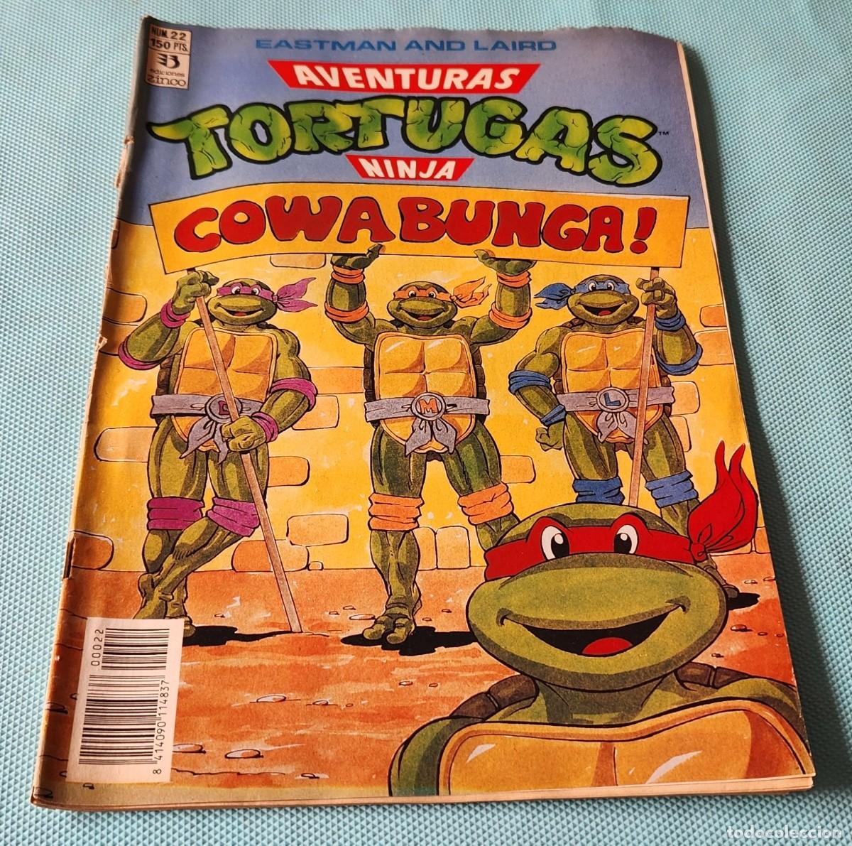 C&oacute;mics: Aventuras TORTUGAS NINJA N&deg;22 - TNMT comic tebeo 1990 - EDICIONES ZINCO - Eastman and Laird