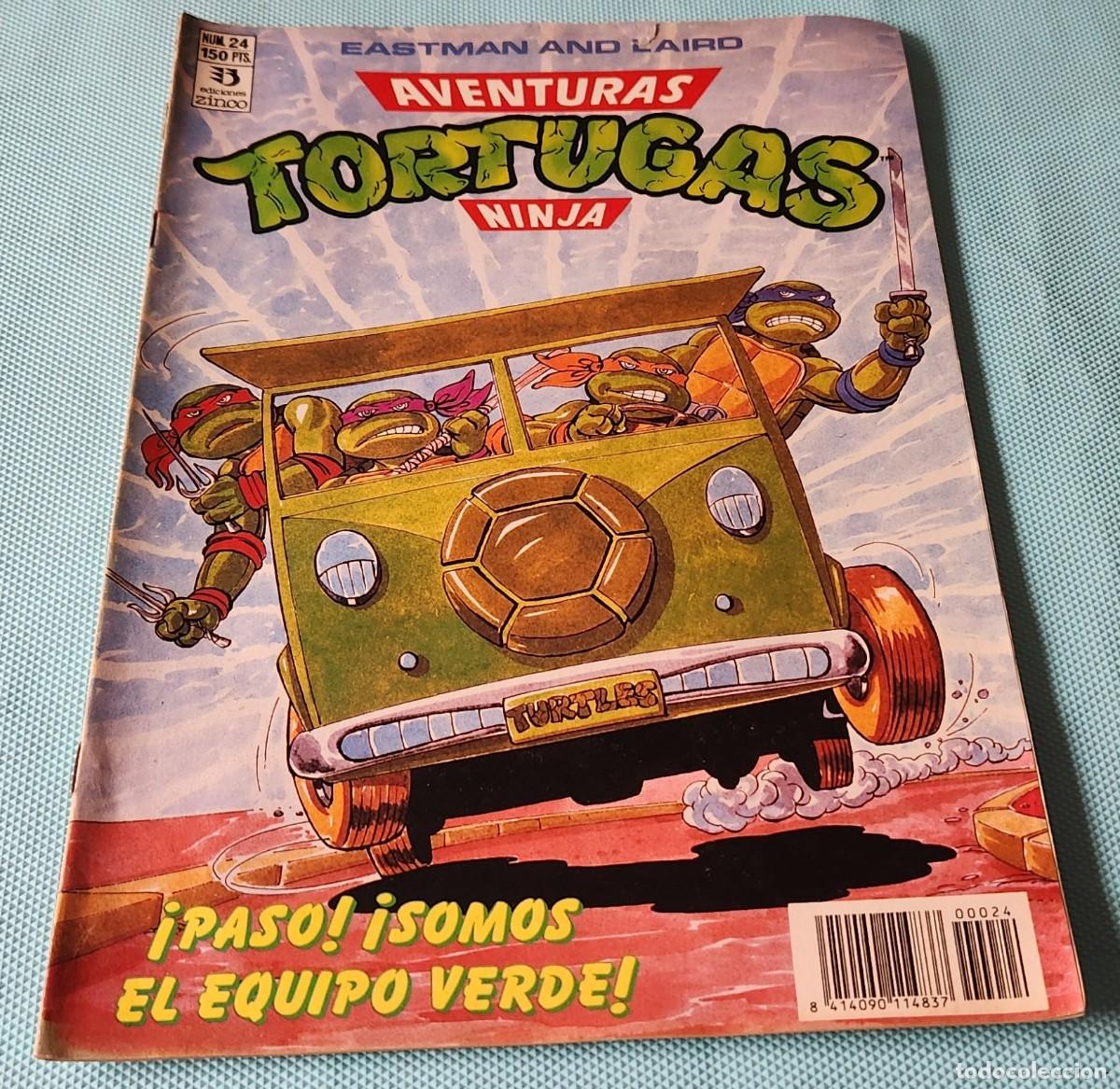 C&oacute;mics: Aventuras TORTUGAS NINJA N&deg;24 - TNMT comic tebeo 1990 - EDICIONES ZINCO - Eastman and Laird