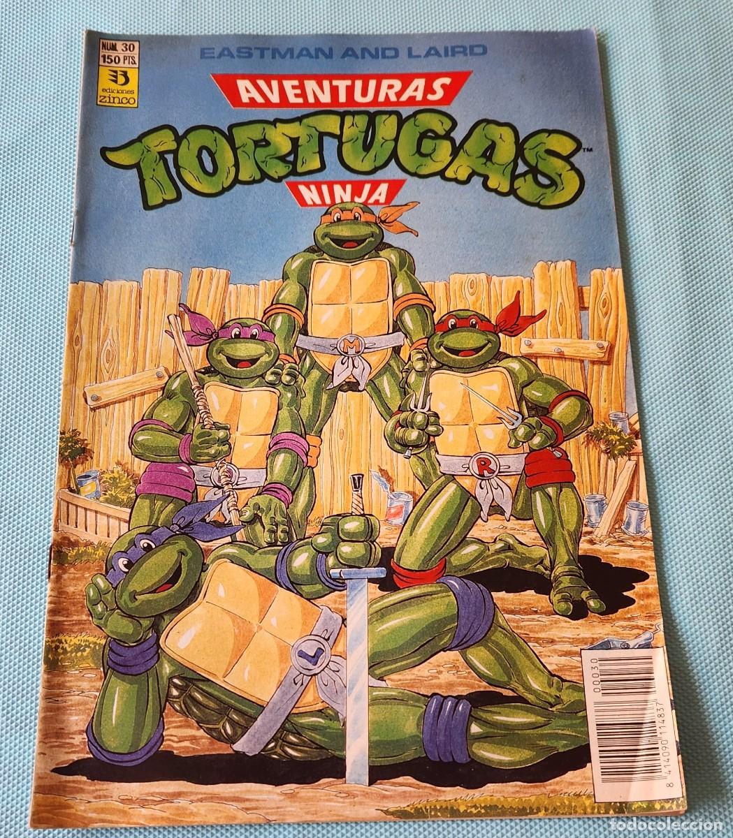 C&oacute;mics: Aventuras TORTUGAS NINJA N&deg;30 - TNMT comic tebeo 1990 - EDICIONES ZINCO - Eastman and Laird