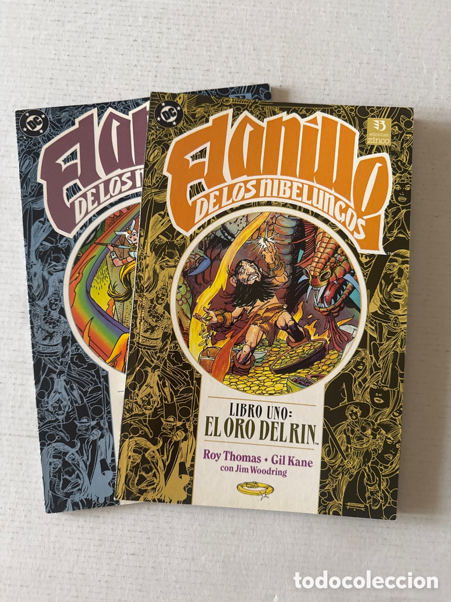 C&oacute;mics: EL ANILLO DE LOS NIBELUNGOS #1 y #2 - ZINCO &laquo;RARO&raquo; &laquo;BUEN ESTADO&raquo;