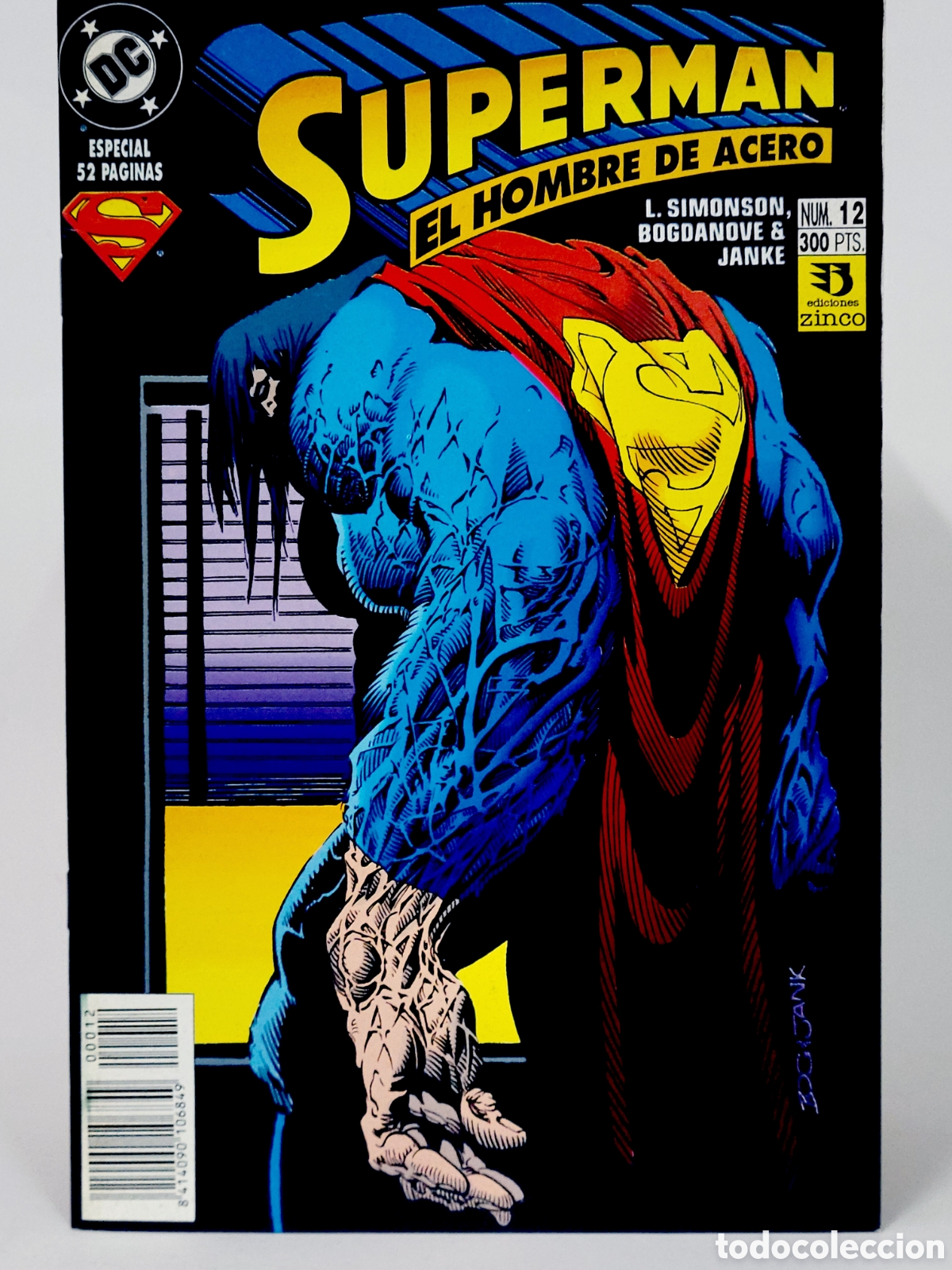 C&oacute;mics: C&Oacute;MIC SUPERMAN EL HOMBRE DE ACERO 12 DC EDICIONES ZINCO GRAPA DE KIOSCO