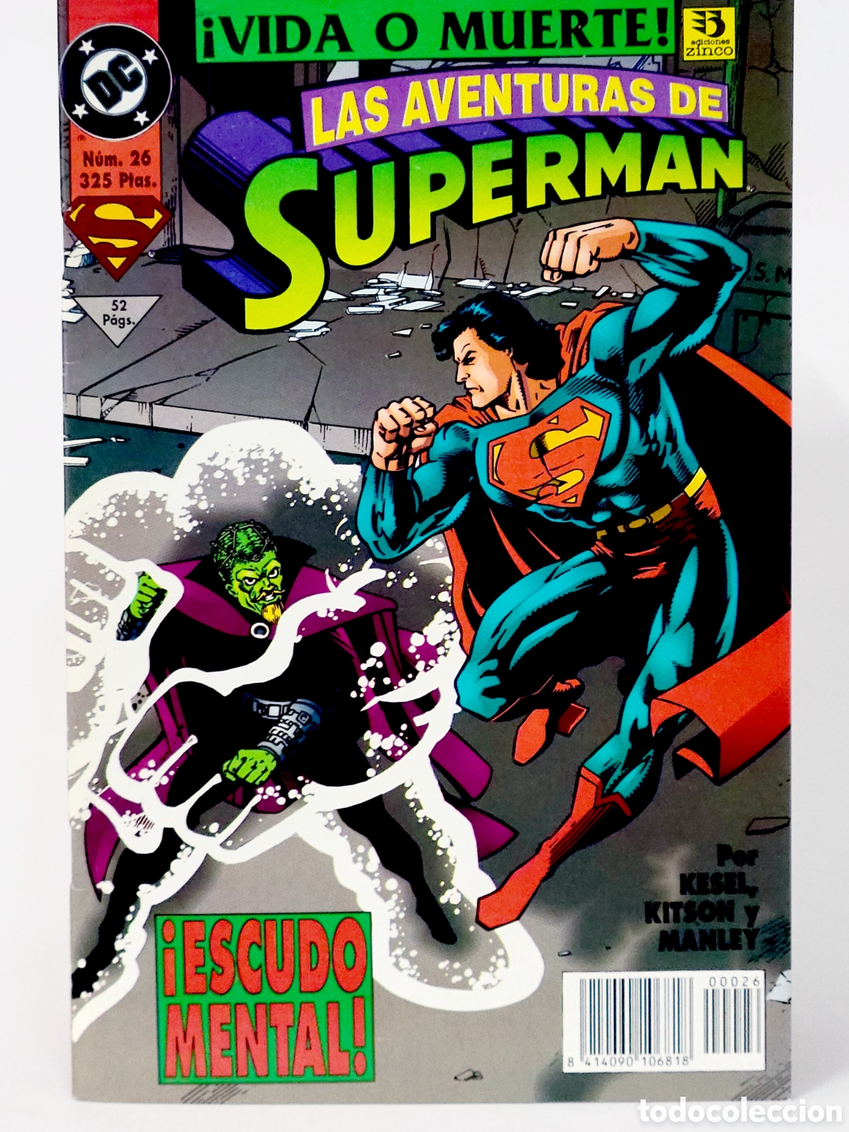 C&oacute;mics: C&Oacute;MIC LAS AVENTURAS DE SUPERMAN 26 VOL.3 DC EDICIONES ZINCO VOLUMEN GRAPA DE KIOSCO
