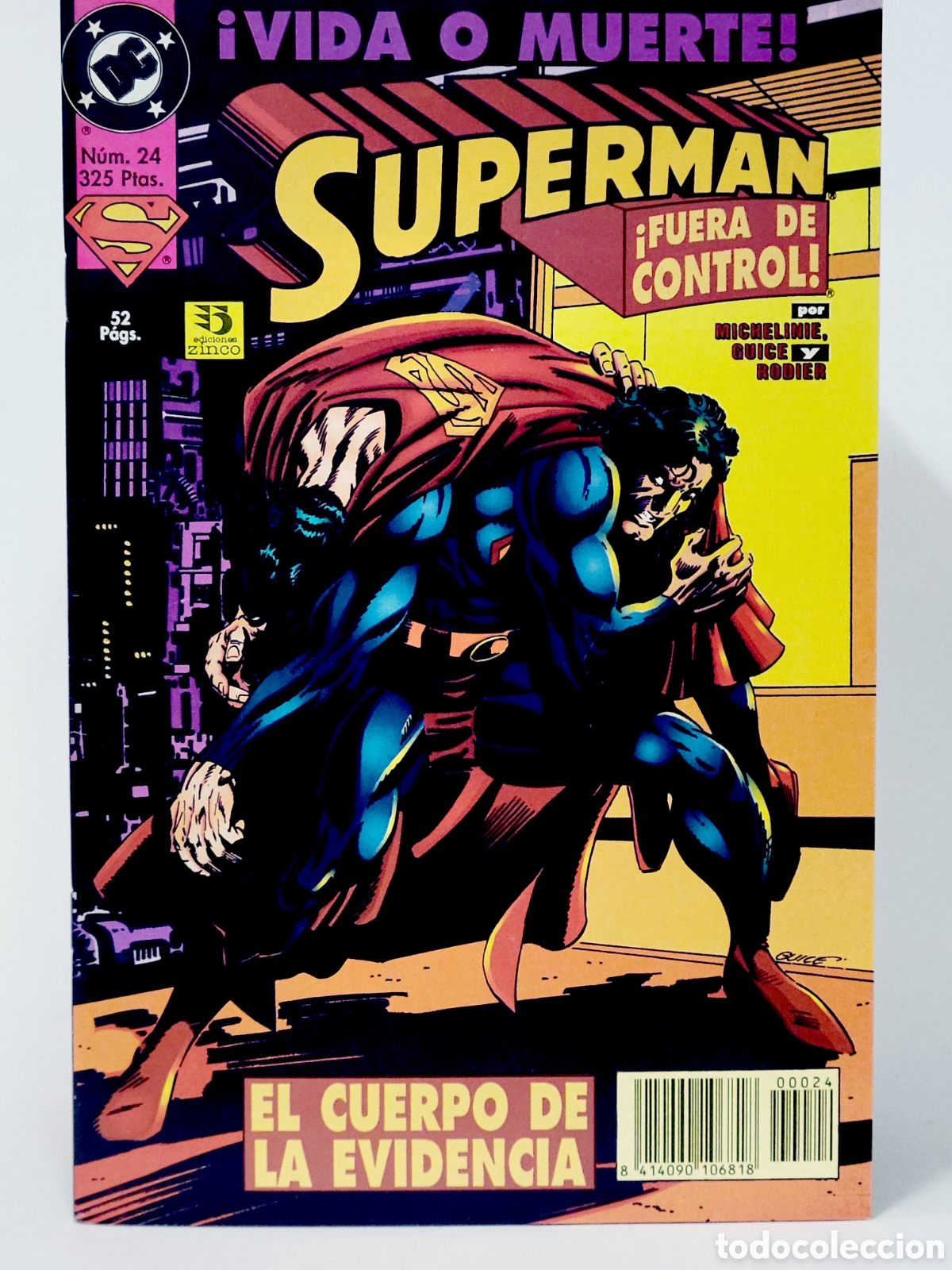 C&oacute;mics: C&Oacute;MIC SUPERMAN 24 VOL.3 DC EDICIONES ZINCO VOLUMEN GRAPA DE KIOSCO - Foto 1