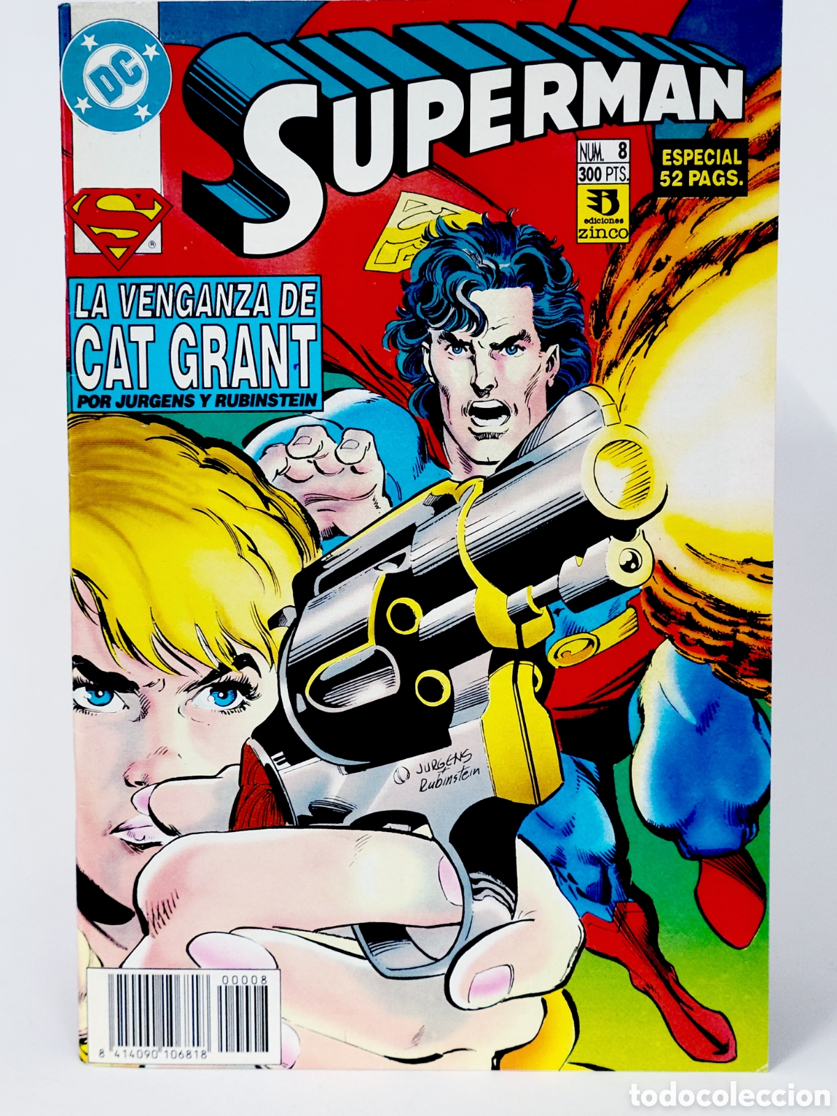 C&oacute;mics: C&Oacute;MIC SUPERMAN 8 VOL.3 DC EDICIONES ZINCO VOLUMEN GRAPA DE KIOSCO - Foto 1