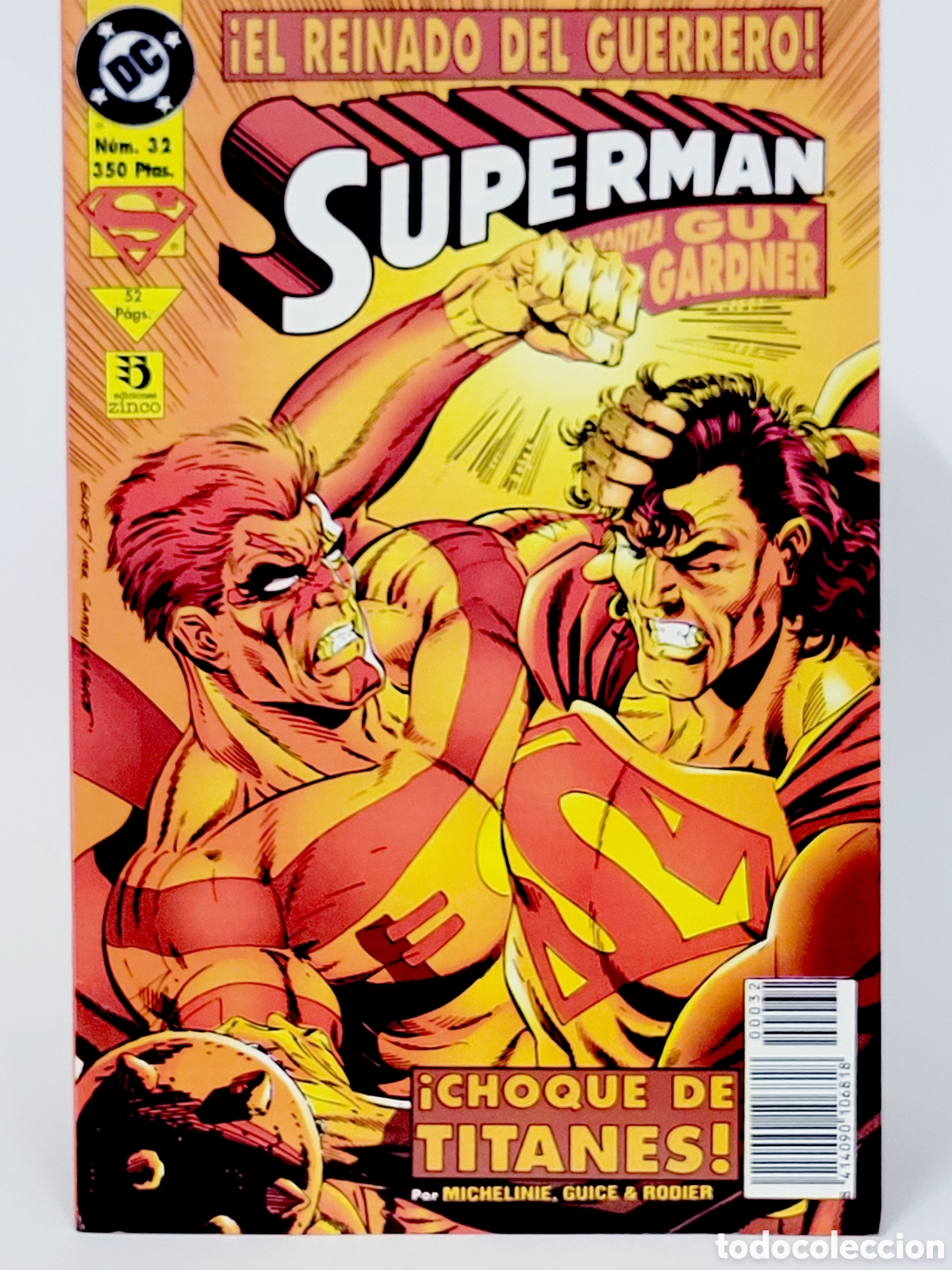 C&oacute;mics: C&Oacute;MIC SUPERMAN 32 VOL.3 DC EDICIONES ZINCO VOLUMEN GRAPA DE KIOSCO - Foto 1