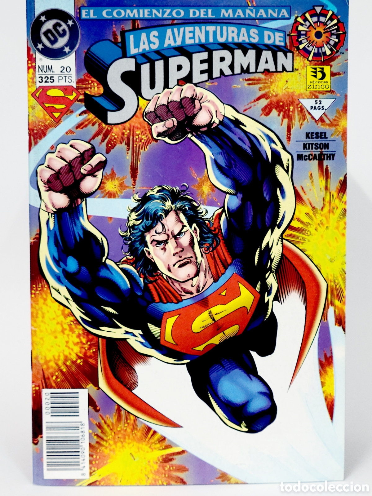 C&oacute;mics: C&Oacute;MIC LAS AVENTURAS DE SUPERMAN 20 VOL.3 DC EDICIONES ZINCO VOLUMEN GRAPA DE KIOSCO
