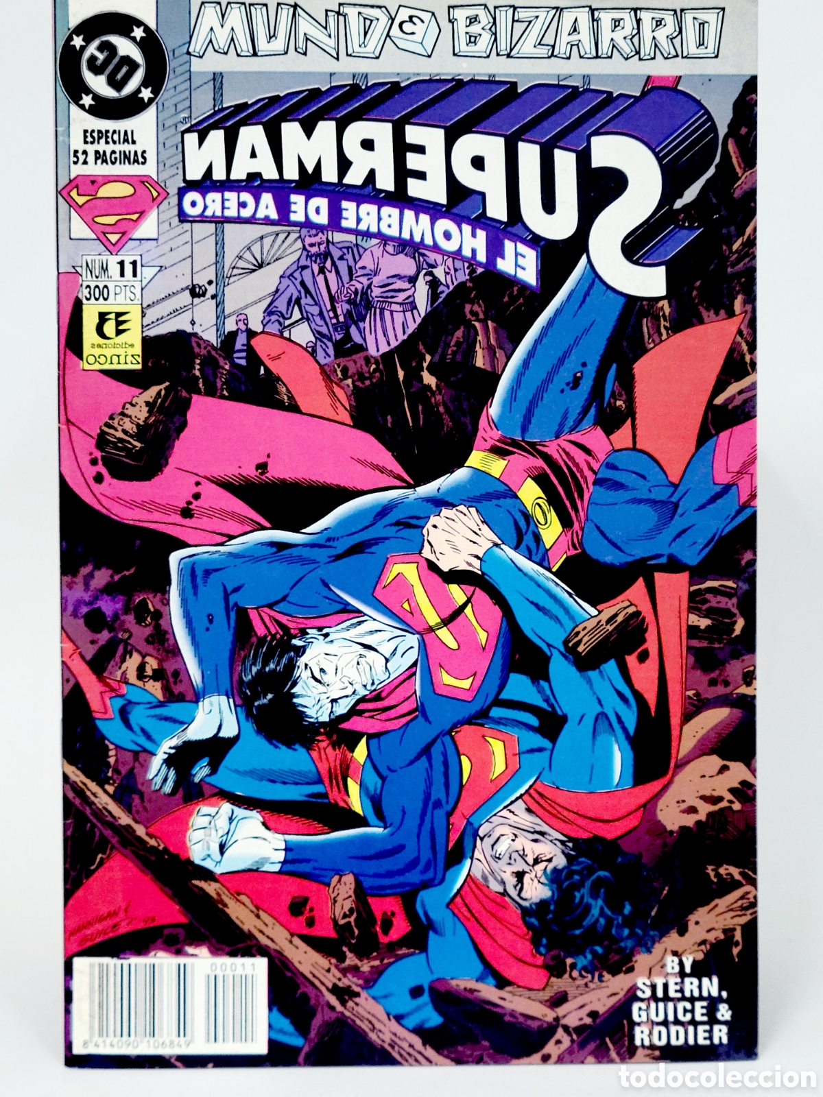 C&oacute;mics: C&Oacute;MIC SUPERMAN EL HOMBRE DE ACERO 11 DC EDICIONES ZINCO GRAPA DE KIOSCO