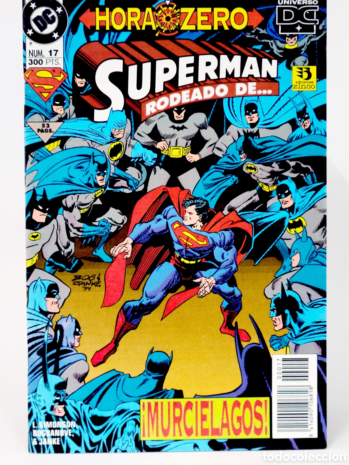 C&oacute;mics: C&Oacute;MIC SUPERMAN 17 HORA ZERO DC EDICIONES ZINCO GRAPA DE KIOSCO - Foto 1