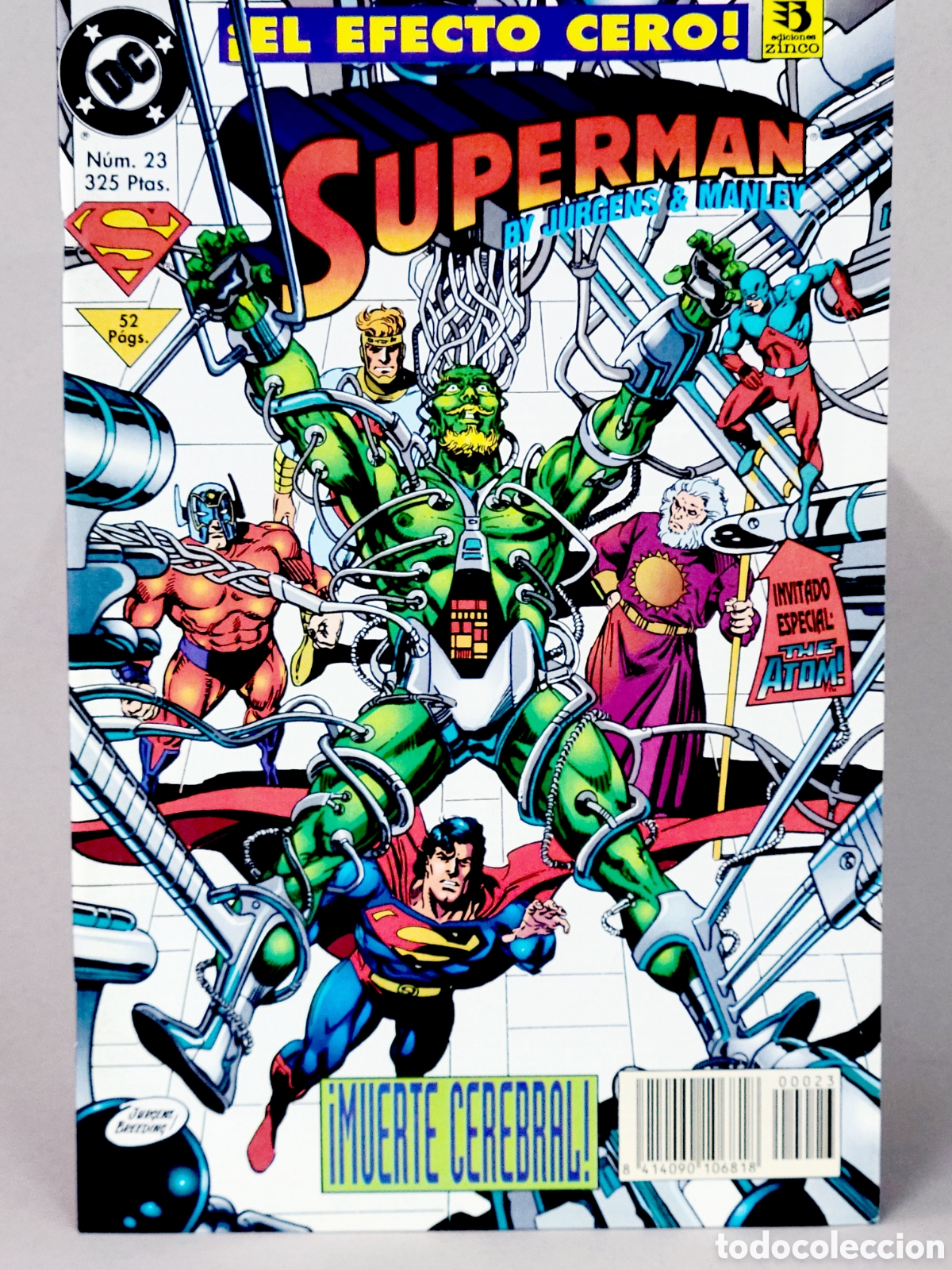 C&oacute;mics: C&Oacute;MIC SUPERMAN 23 EL EFECTO CERO VOL.3 DC EDICIONES ZINCO VOLUMEN GRAPA DE KIOSCO