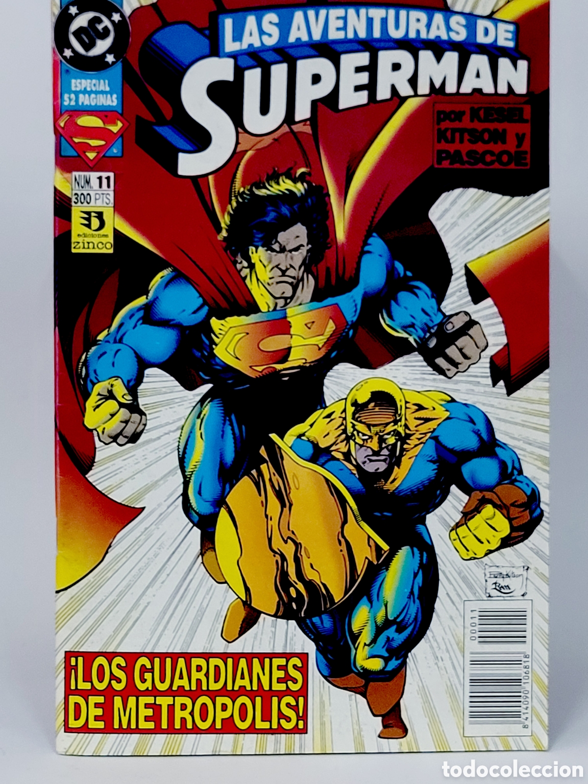 C&oacute;mics: C&Oacute;MIC LAS AVENTURAS DE SUPERMAN 11 VOL.3 DC EDICIONES ZINCO VOLUMEN GRAPA EXCELENTE ESTADO