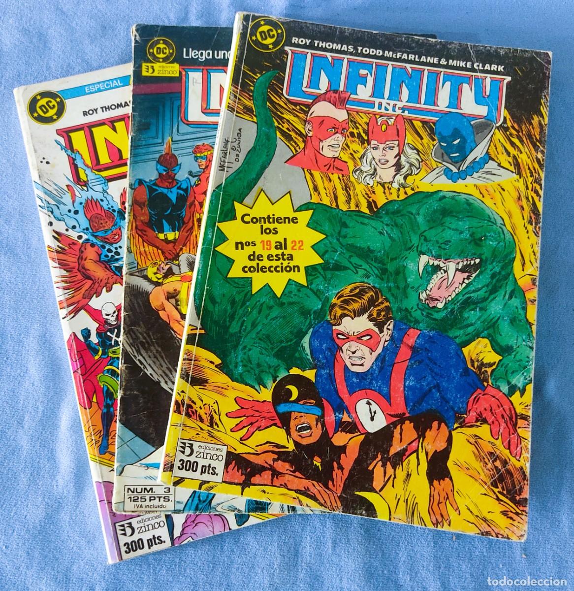 C&oacute;mics: 2 TOMOS DE COMICS INFINITY CON VARIOS TITULOS Y UNO INDIVIDUAL DE DC EDICIONES ZINCO - Foto 1