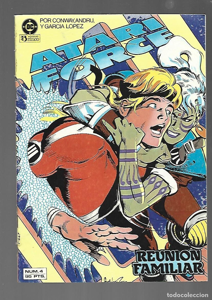 C&oacute;mics: Atari Force, 4: reuni&oacute;n familiar, 1984, Zinco, buen estado