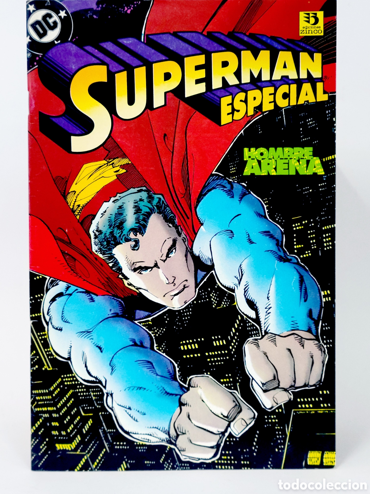 C&oacute;mics: C&Oacute;MIC SUPERMAN ESPECIAL HOMBRE ARENA DC EDICIONES ZINCO GRAPA EXCELENTE ESTADO