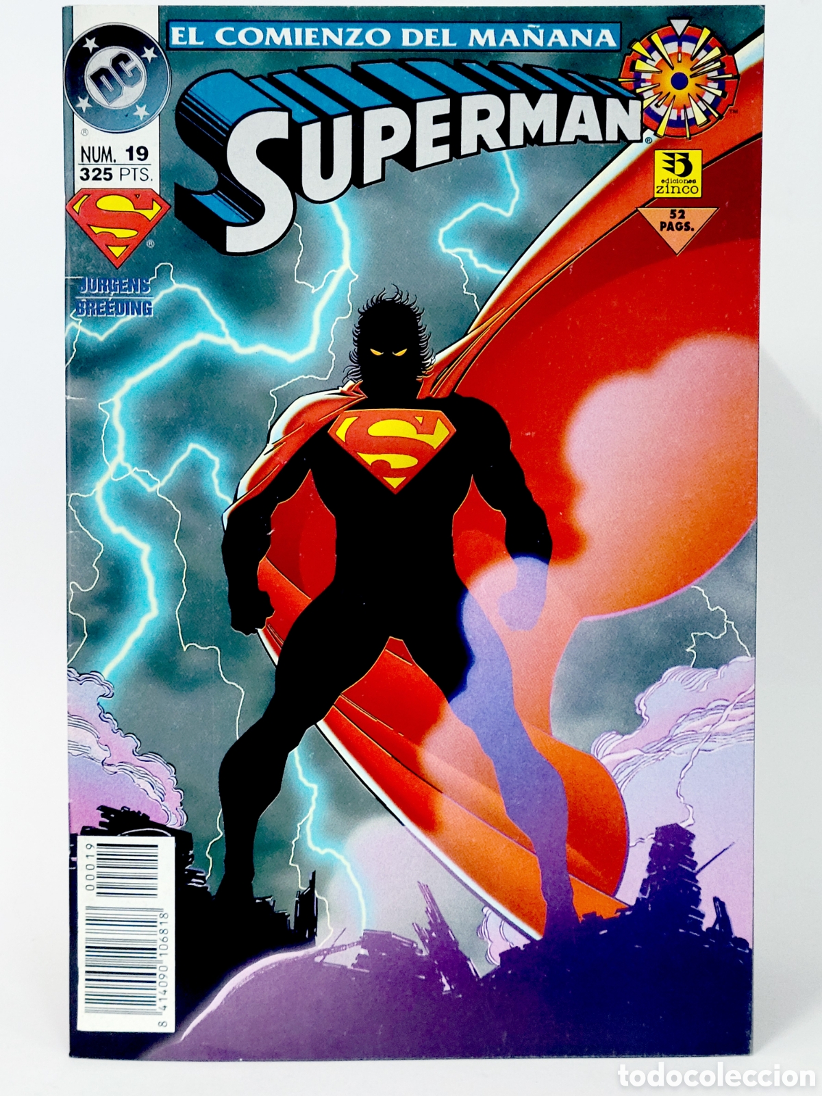 C&oacute;mics: C&Oacute;MIC SUPERMAN 19 COMIENZO DEL MA&Ntilde;ANA VOL.3 DC EDICIONES ZINCO VOLUMEN GRAPA EXCELENTE ESTADO