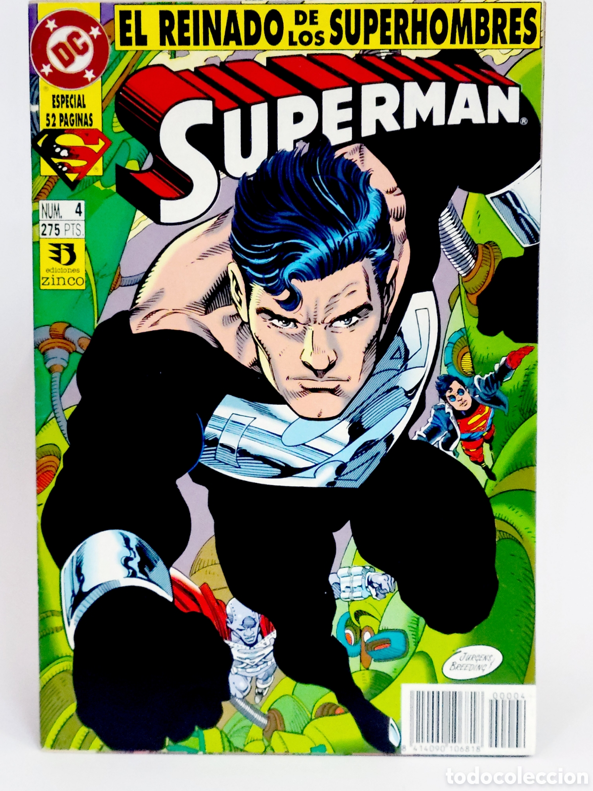 C&oacute;mics: C&Oacute;MIC SUPERMAN 4 VOL.3 DC EDICIONES ZINCO VOLUMEN GRAPA EXCELENTE ESTADO