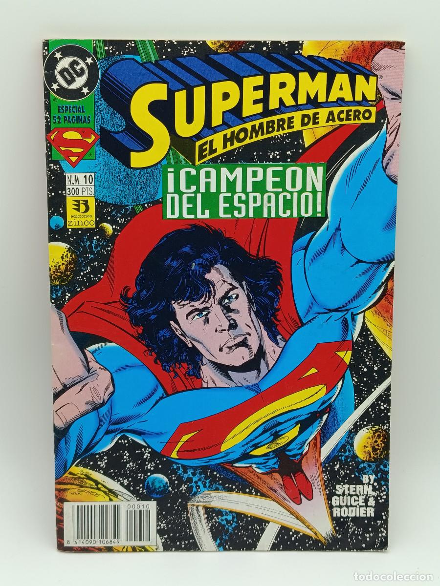 C&oacute;mics: COMIC SUPERMAN EL HOMBRE DE ACERO N&ordm;10. CAMPEON DEL ESPACIO. ZINCO. MYJ.