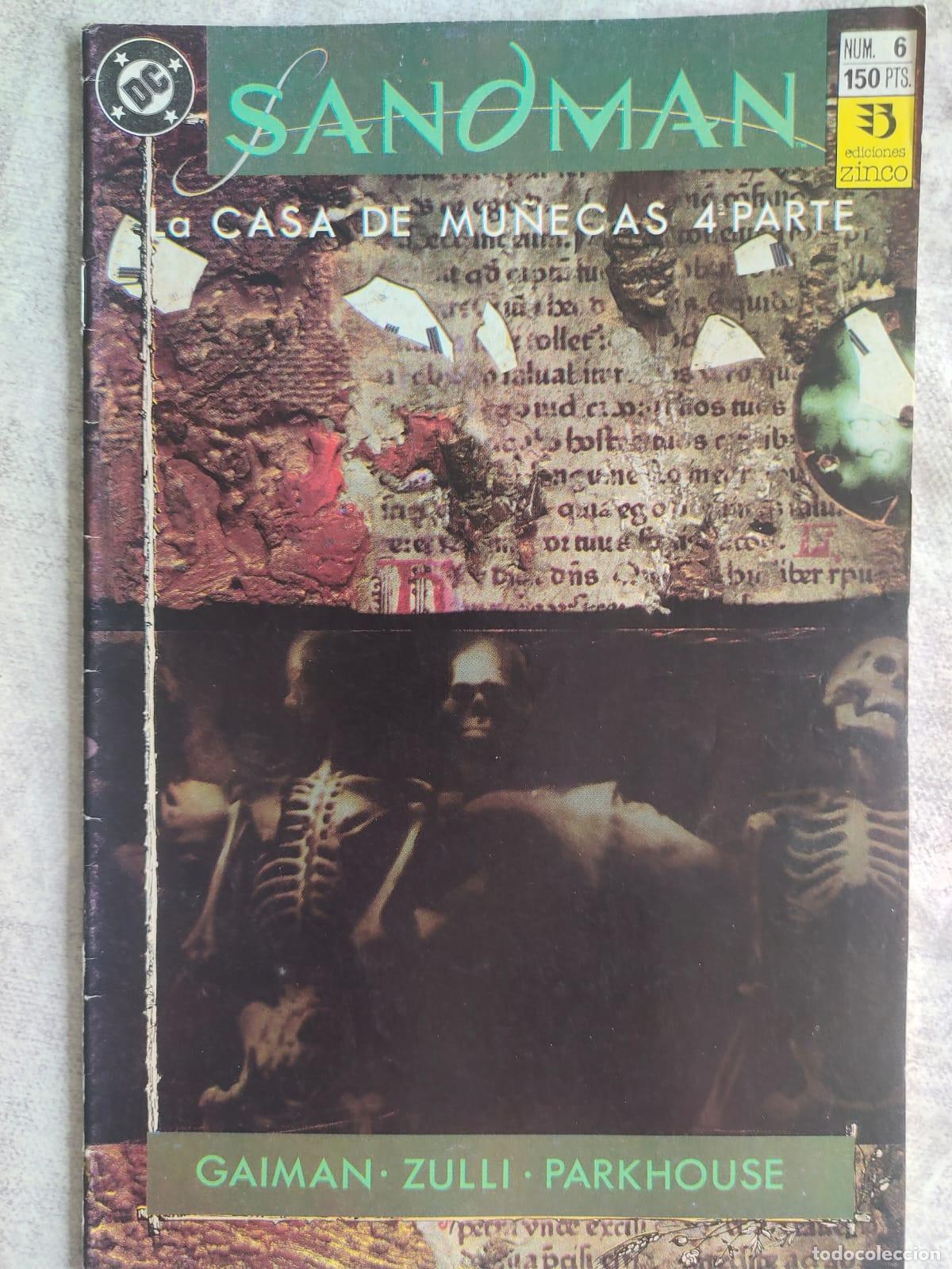 C&oacute;mics: SANDMAN NUMERO 6 ZINCO LA CASA DE MU&Ntilde;ECAS 4 PARTE
