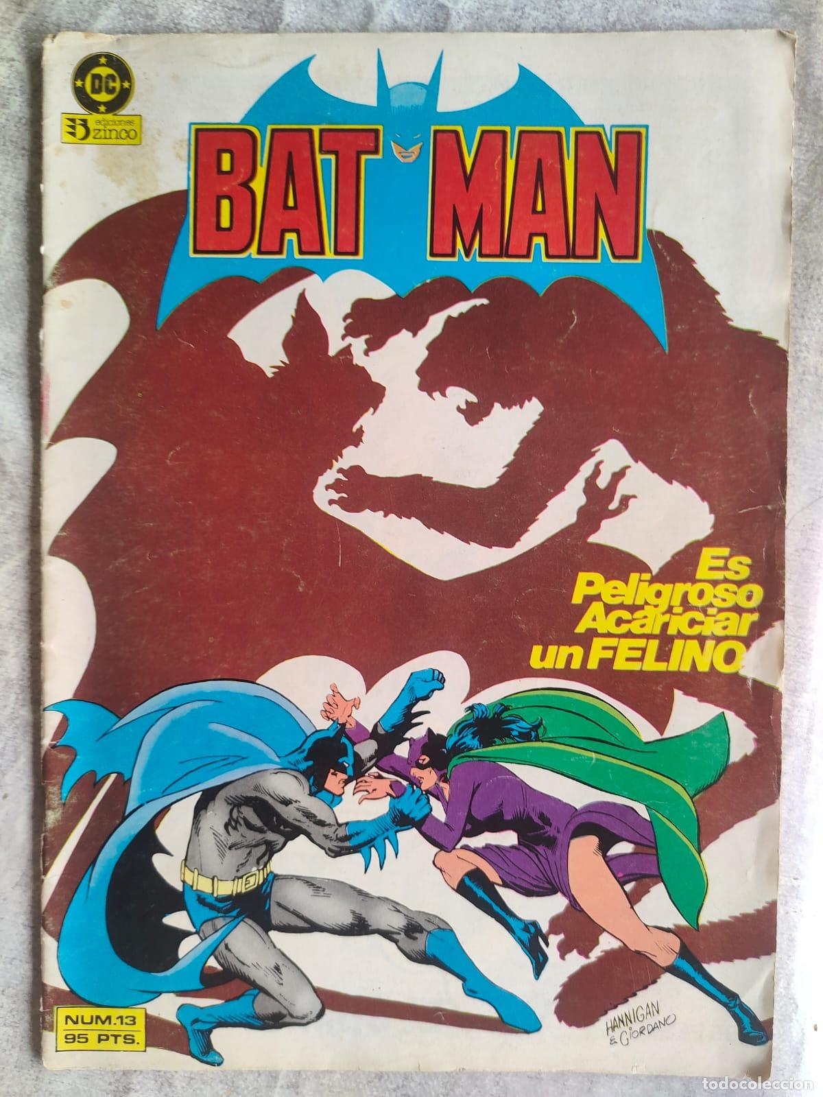 C&oacute;mics: BATMAN VOL 1 NUMERO 13 ZINCO