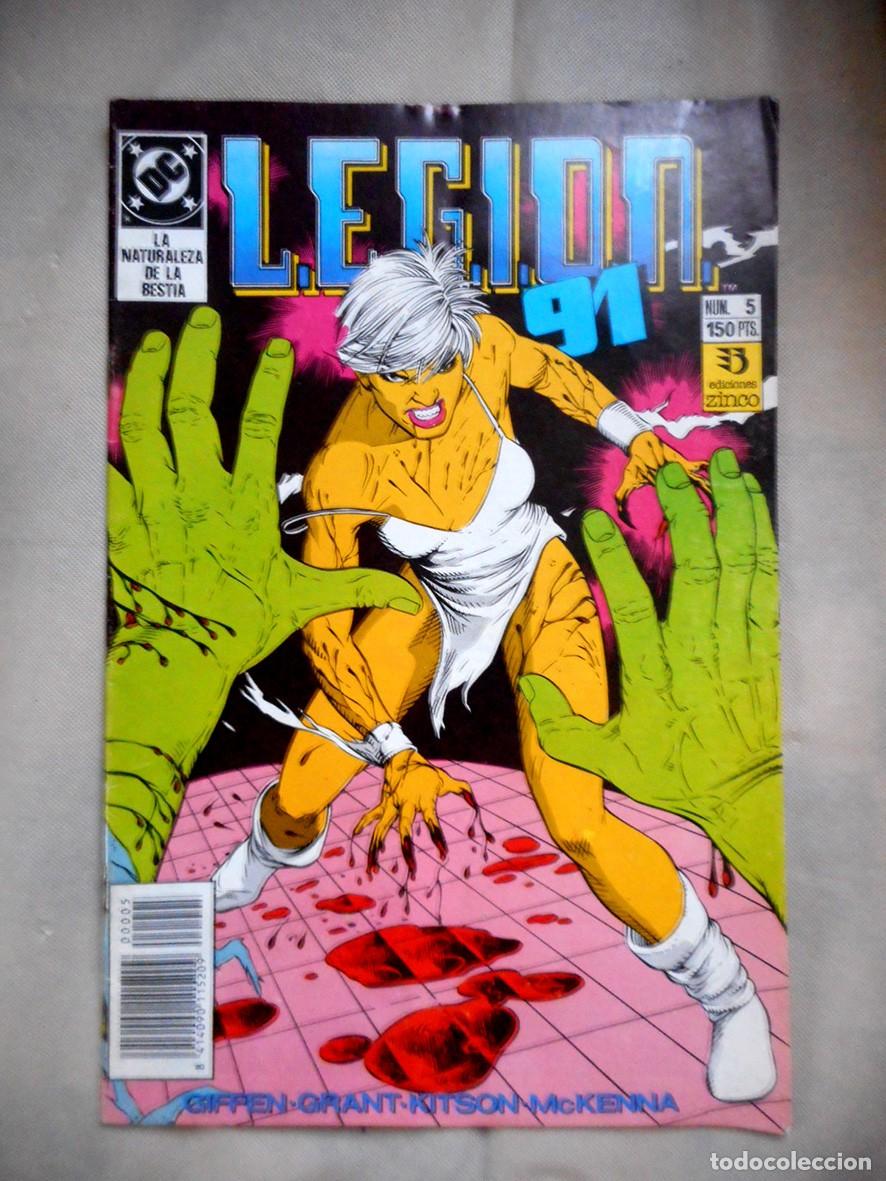 C&oacute;mics: LEGION 91 N&ordm;5 LA NATURALEZA DE LA BESTIA (ZINCO-1991) ALAN GRANT - BARRY KITSON
