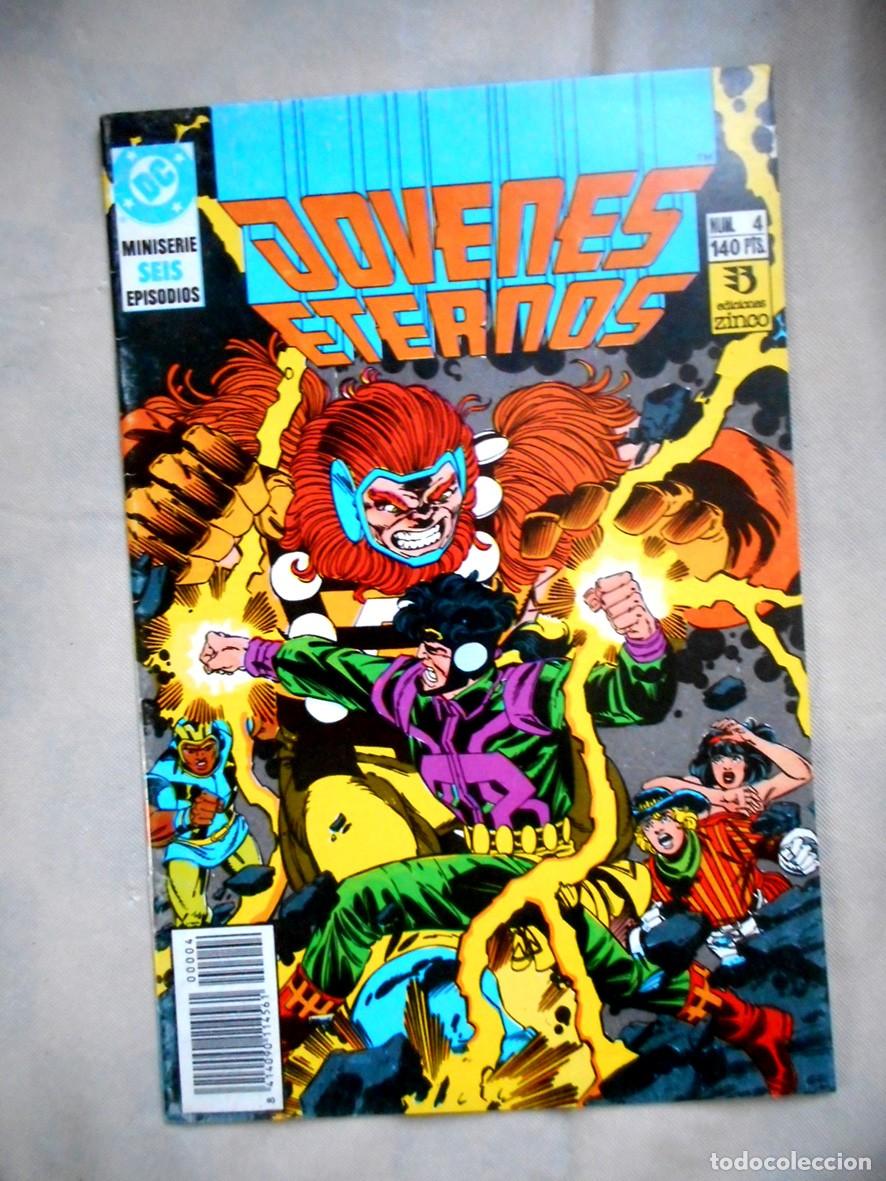 C&oacute;mics: J&Oacute;VENES ETERNOS N&ordm;4 CAE LA ETERNIDAD (ZINCO-OCTUBRE 1990) J.M.DEMATTEIS - PARIS CULLINS