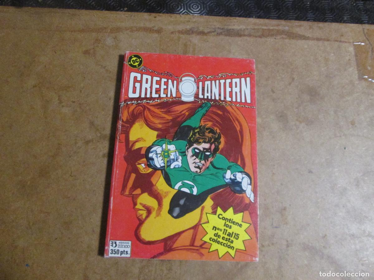 C&oacute;mics: retapado de Green Lantern con los n&uacute;meros 11 al 15, ambos inclusive, Zinco