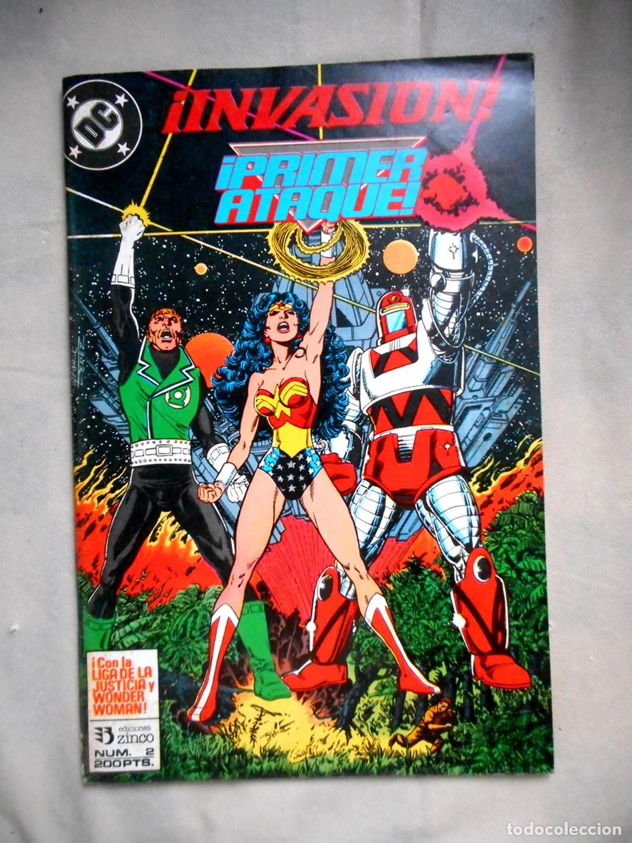C&oacute;mics: INVASION N&ordm;2 PRIMER ATAQUE (ZINCO-1990) KEITH GIFFEN - KEVIN MAGUIRE