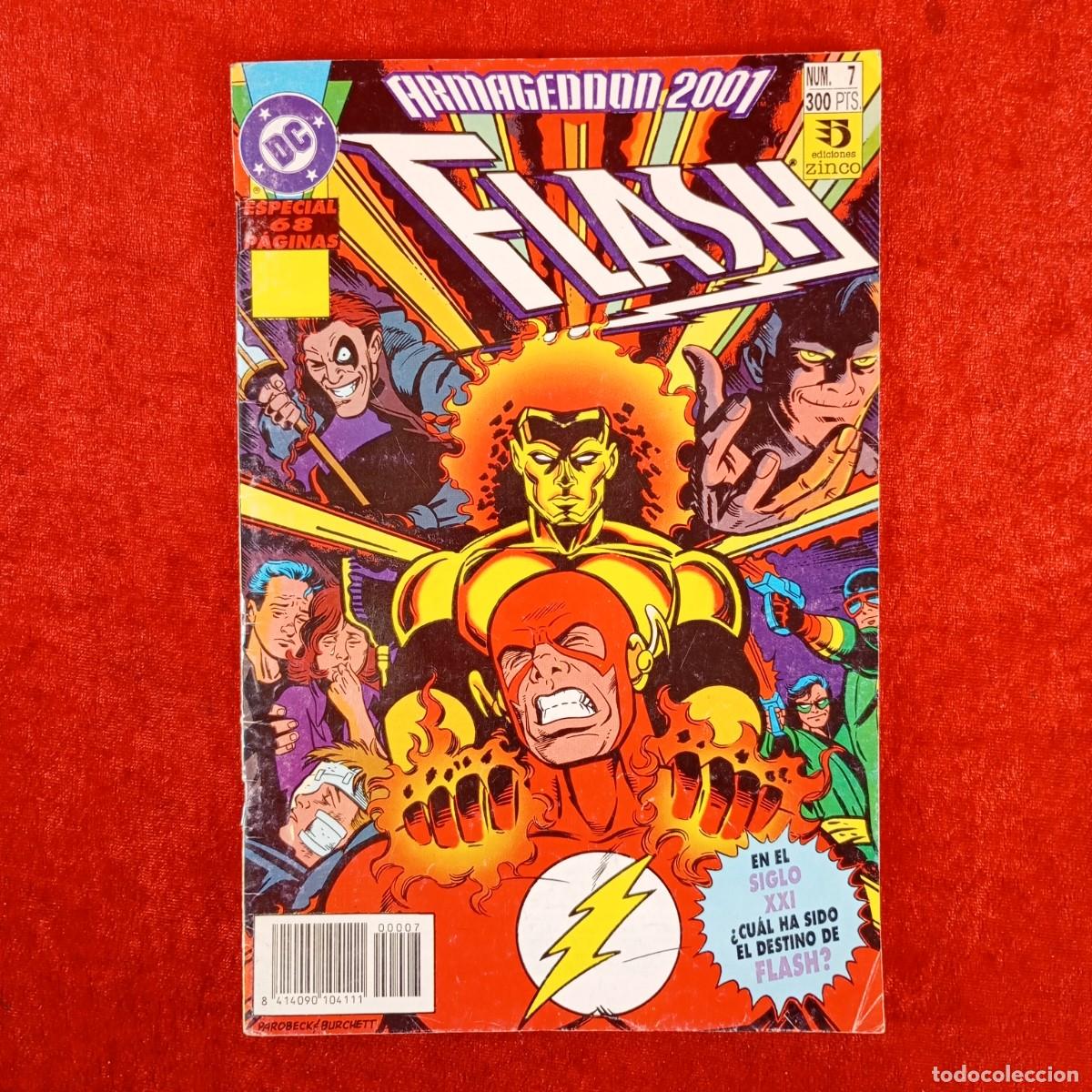 C&oacute;mics: FLASH - ARMAGEDDON 2001 - DC - EDICIONES ZINCO - NUM. 7 - ESPECIAL 68 P&Aacute;GINAS / 1839