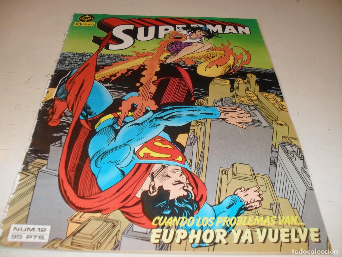 C&oacute;mics: SUPERMAN,VOL 1,N&ordm; 12,DE 38,EPOCA PRE-CRISIS,CON DIBUJOS DE CURT SWANN,ZINCO,1984