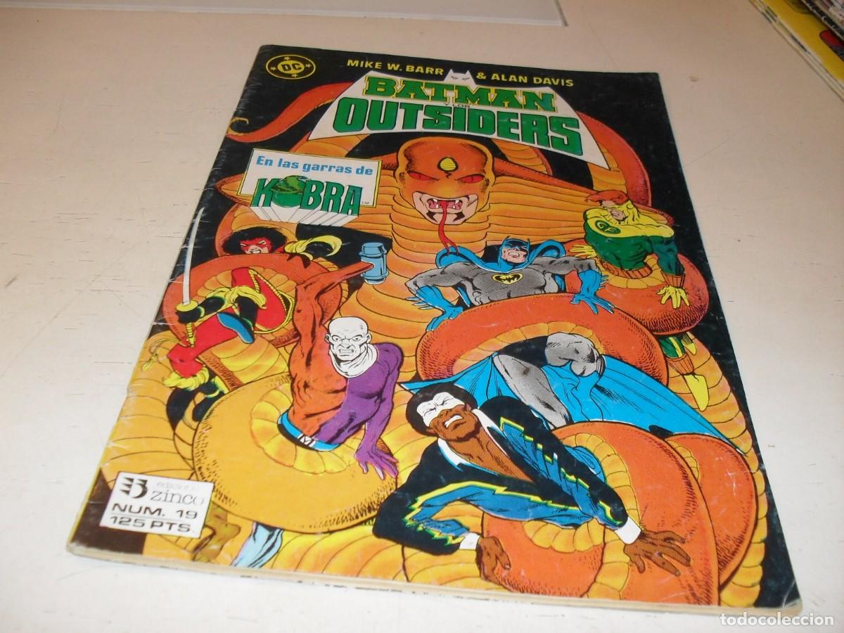 C&oacute;mics: BATMAN Y LOS OUTSIDERS N&ordm; 19,DE 26,EN LAS GARRAS DE COBRA,ZINCO,1986