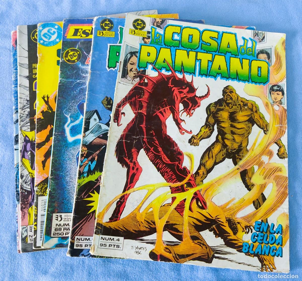 C&oacute;mics: 6 EJEMPLARES DE DC EDICIONES ZINCO LA COSA DEL PANTANO LEGION DE SUPER HEROES BATMAN
