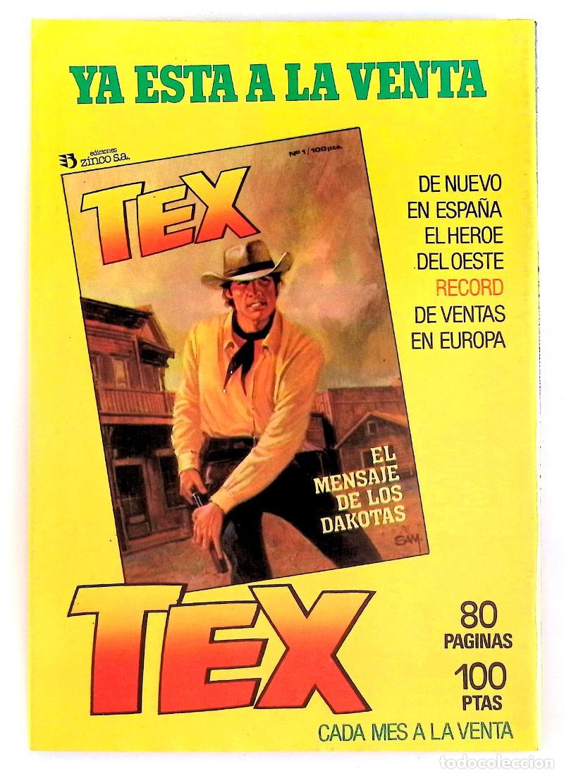 C&oacute;mics: COMIC ZAGOR N&ordm; 12 HAMMAD EL EGIPCIO EDICIONES ZINCO 1983 - Foto 2