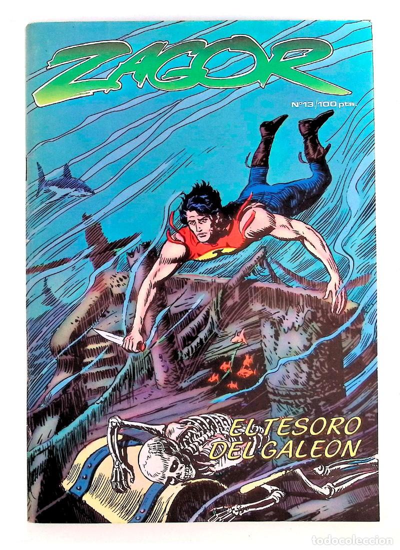 C&oacute;mics: COMIC ZAGOR N&ordm; 13 EL TESORO DEL GALEON EDICIONES ZINCO 1983 - Foto 1