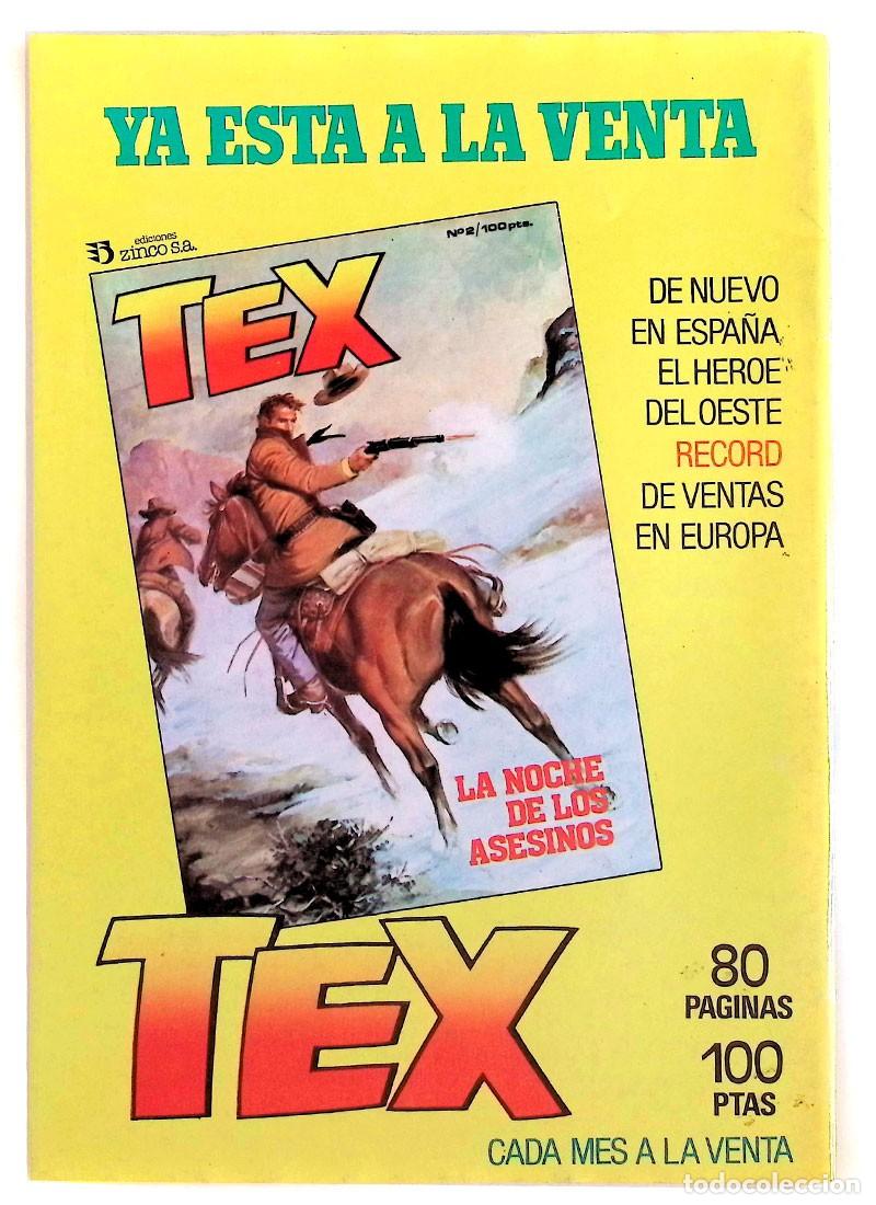 C&oacute;mics: COMIC ZAGOR N&ordm; 13 EL TESORO DEL GALEON EDICIONES ZINCO 1983 - Foto 2
