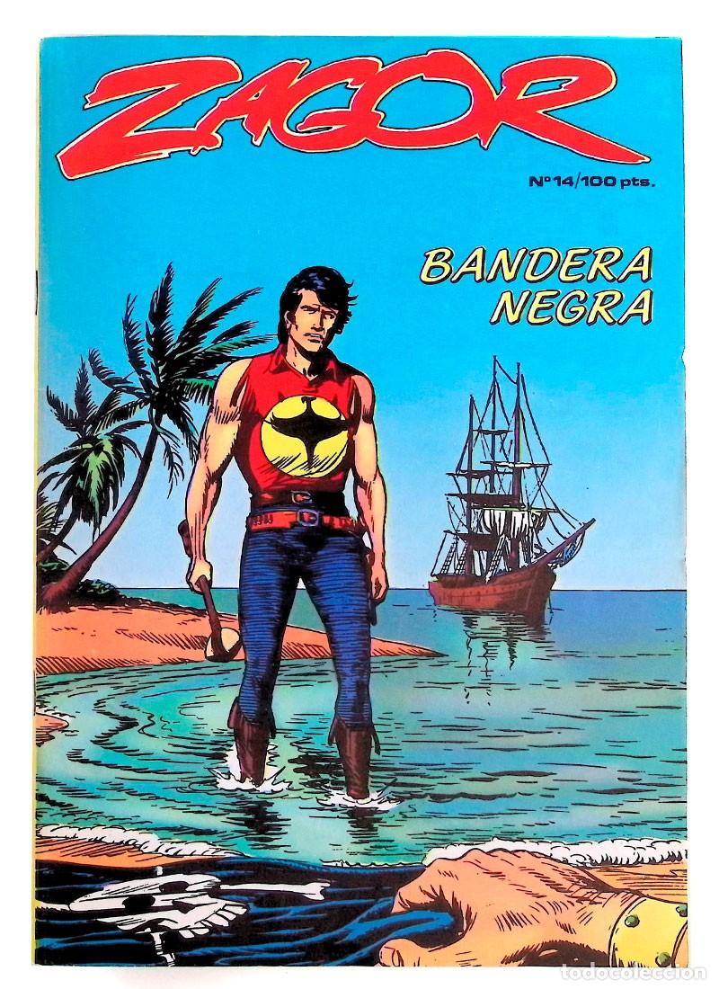 C&oacute;mics: COMIC ZAGOR N&ordm; 14 BANDERA NEGRA EDICIONES ZINCO 1983